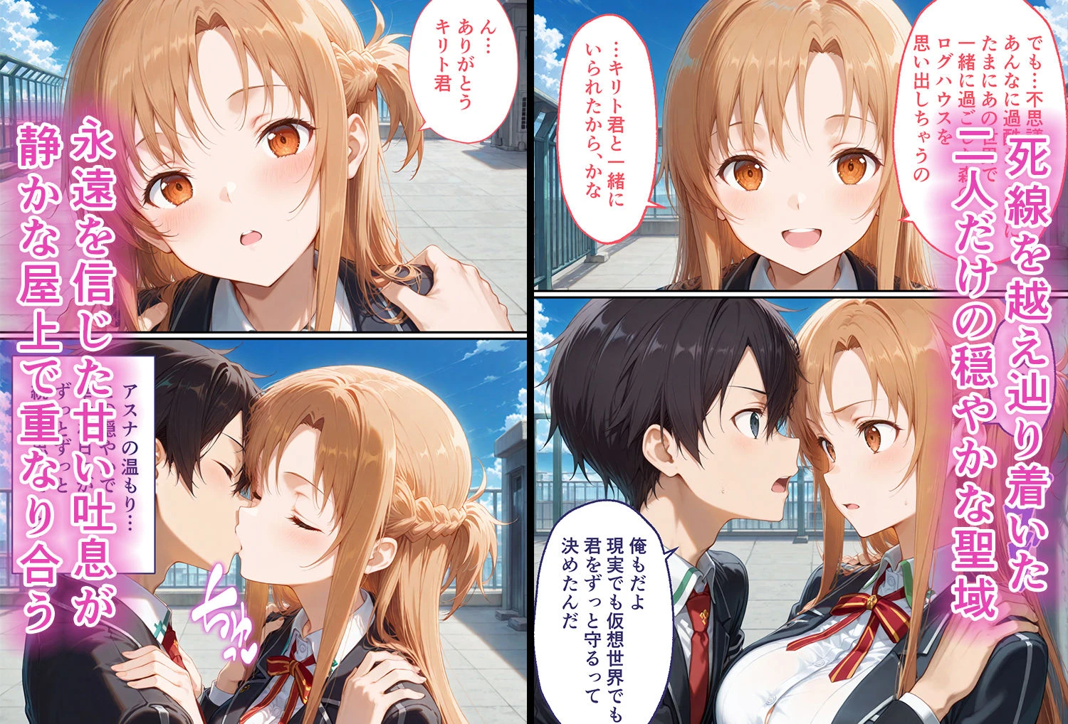 弱みを握られた俺の彼女が寝取られ堕ちるまで アスナ編 2ページ