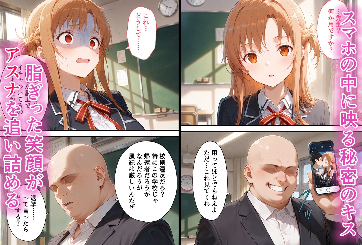 弱みを握られた俺の彼女が寝取られ堕ちるまで アスナ編 3ページ