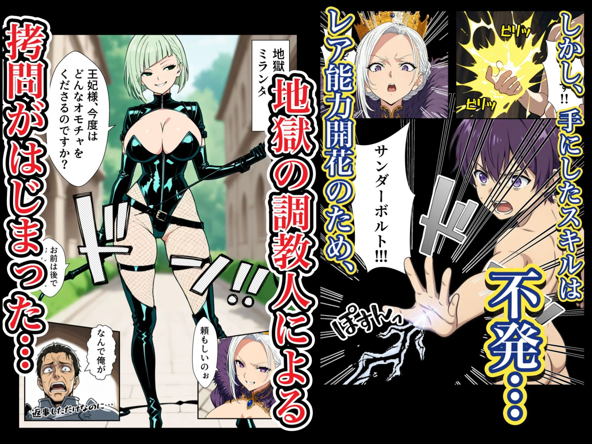 異世界召喚された最弱の雷魔法使い、体術で無双しまくり国へ復讐し、女全員を性奴●にした話 4ページ