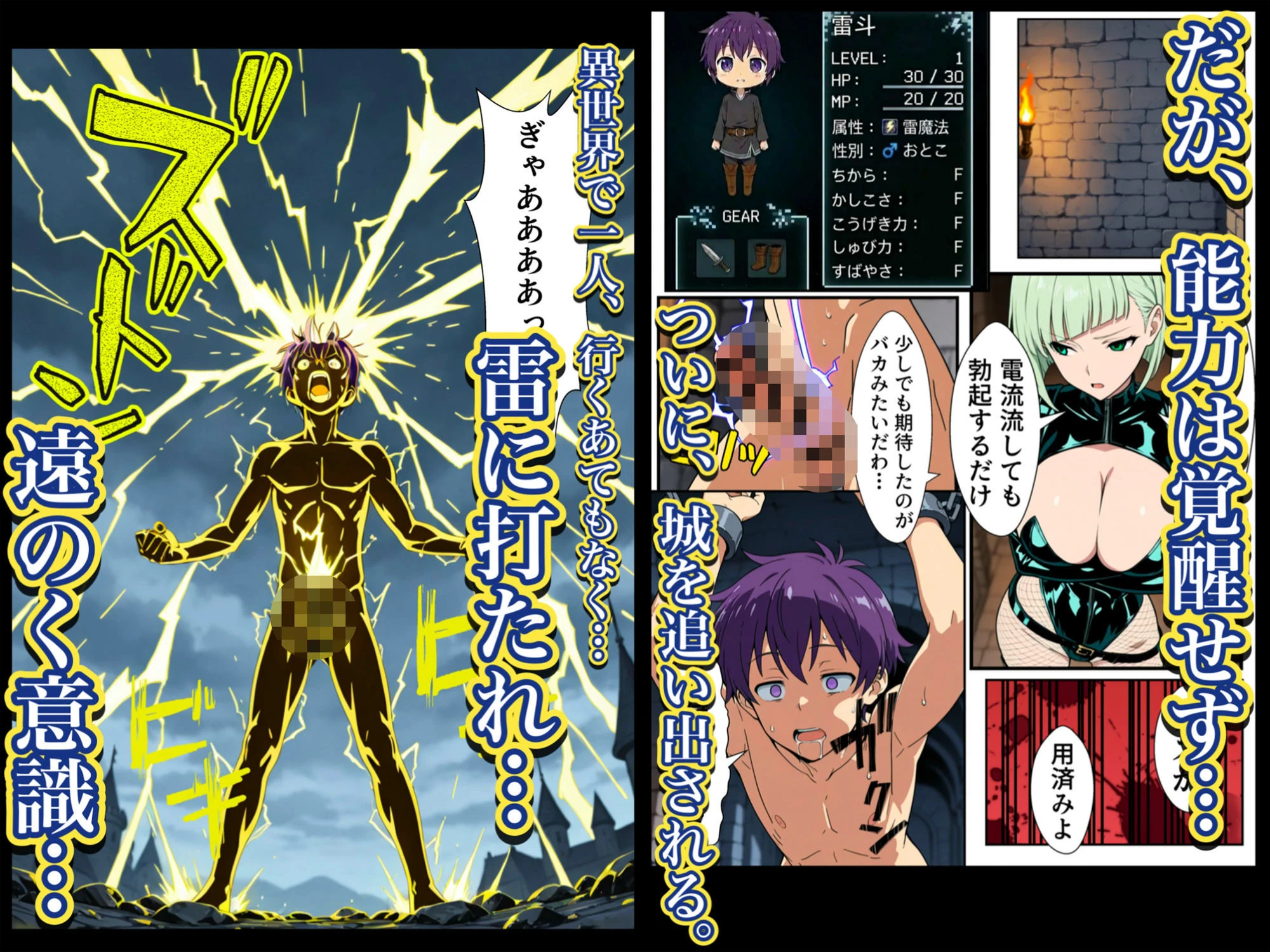 異世界召喚された最弱の雷魔法使い、体術で無双しまくり国へ復讐し、女全員を性奴●にした話 6ページ