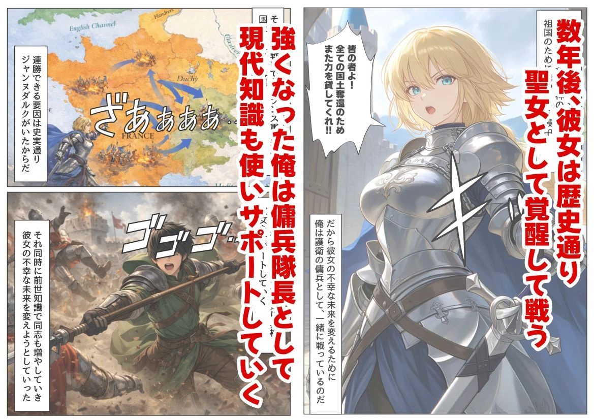 ジャンヌダル●の幼馴染に転生した俺は、彼女の悲惨な歴史を変える!! 4ページ