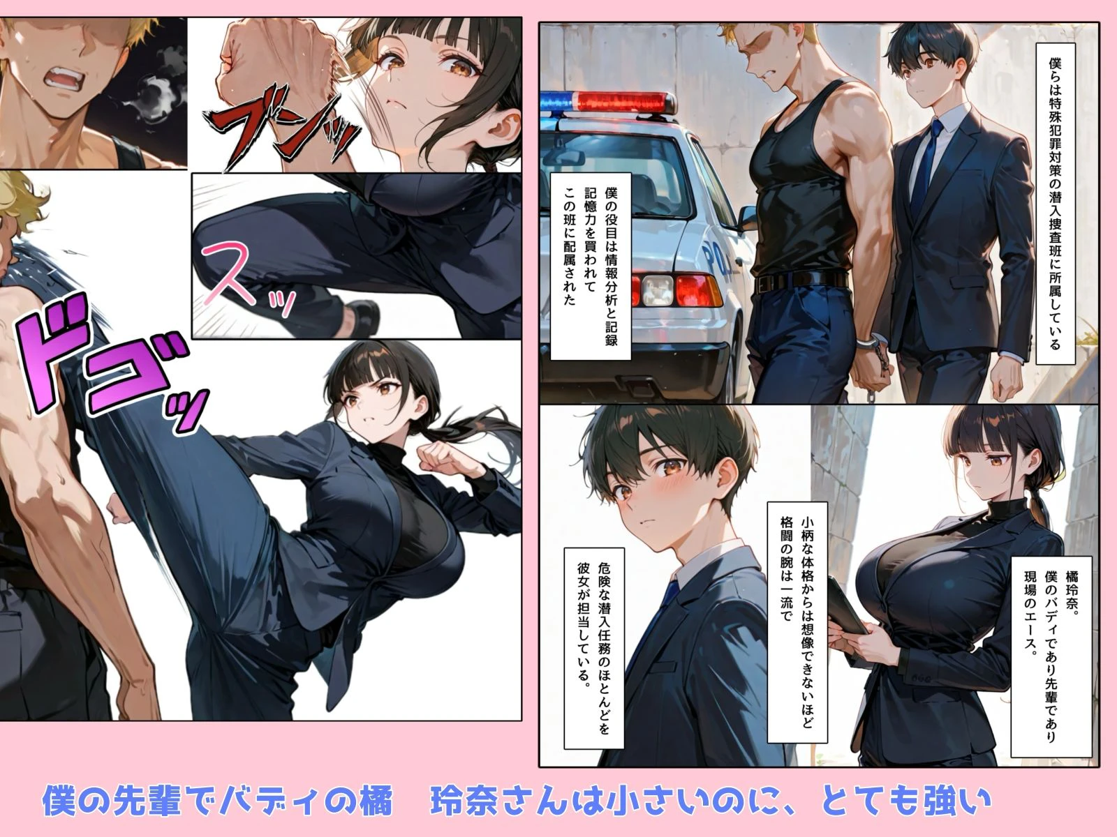 ミニマム爆乳捜査官玲奈 3ページ