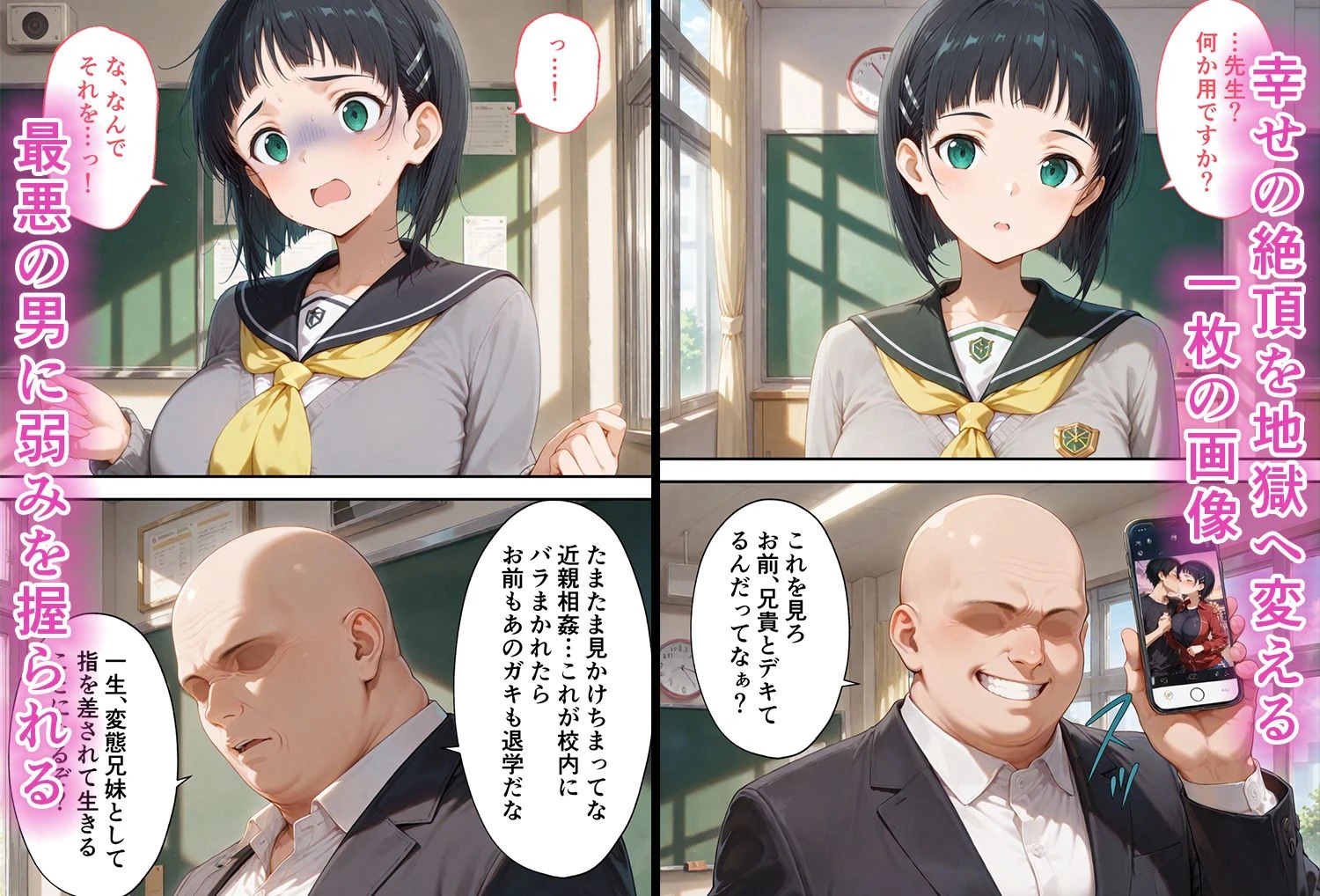 弱みを握られた俺の彼女が寝取られ堕ちるまで 直葉編 3ページ