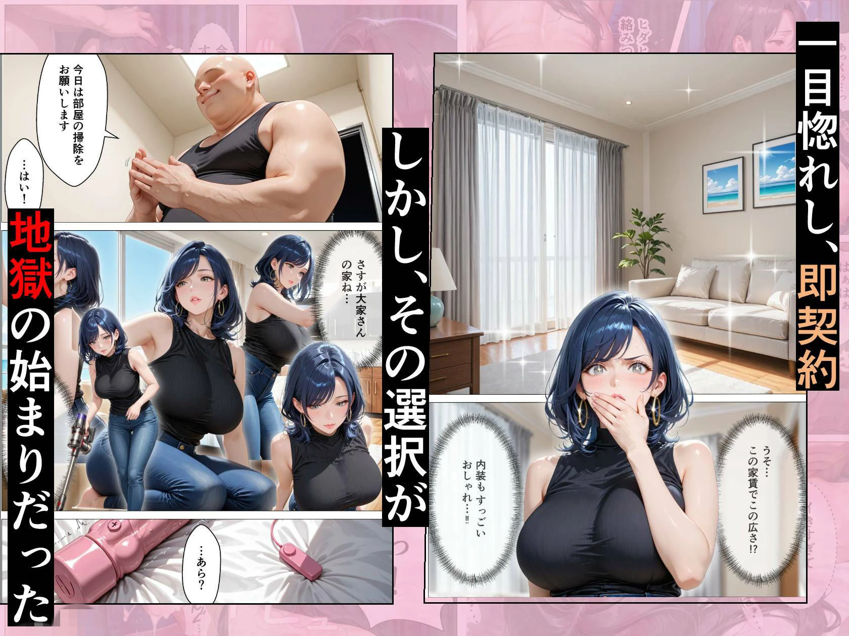 孕ませアパート 親子揃って完全に堕ちるまで 4ページ