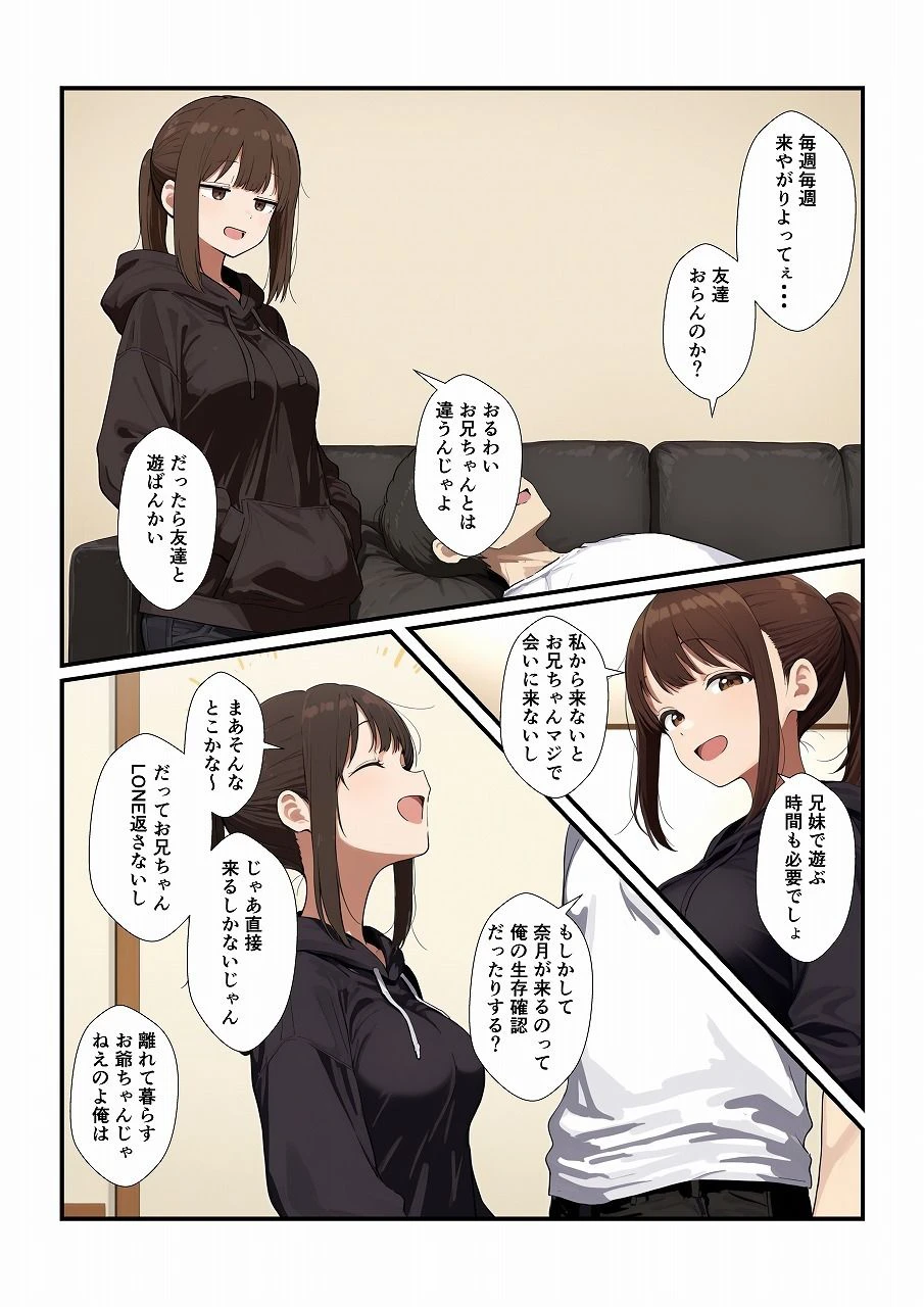 誘ってきた妹と妹の親友もいただきます 2ページ