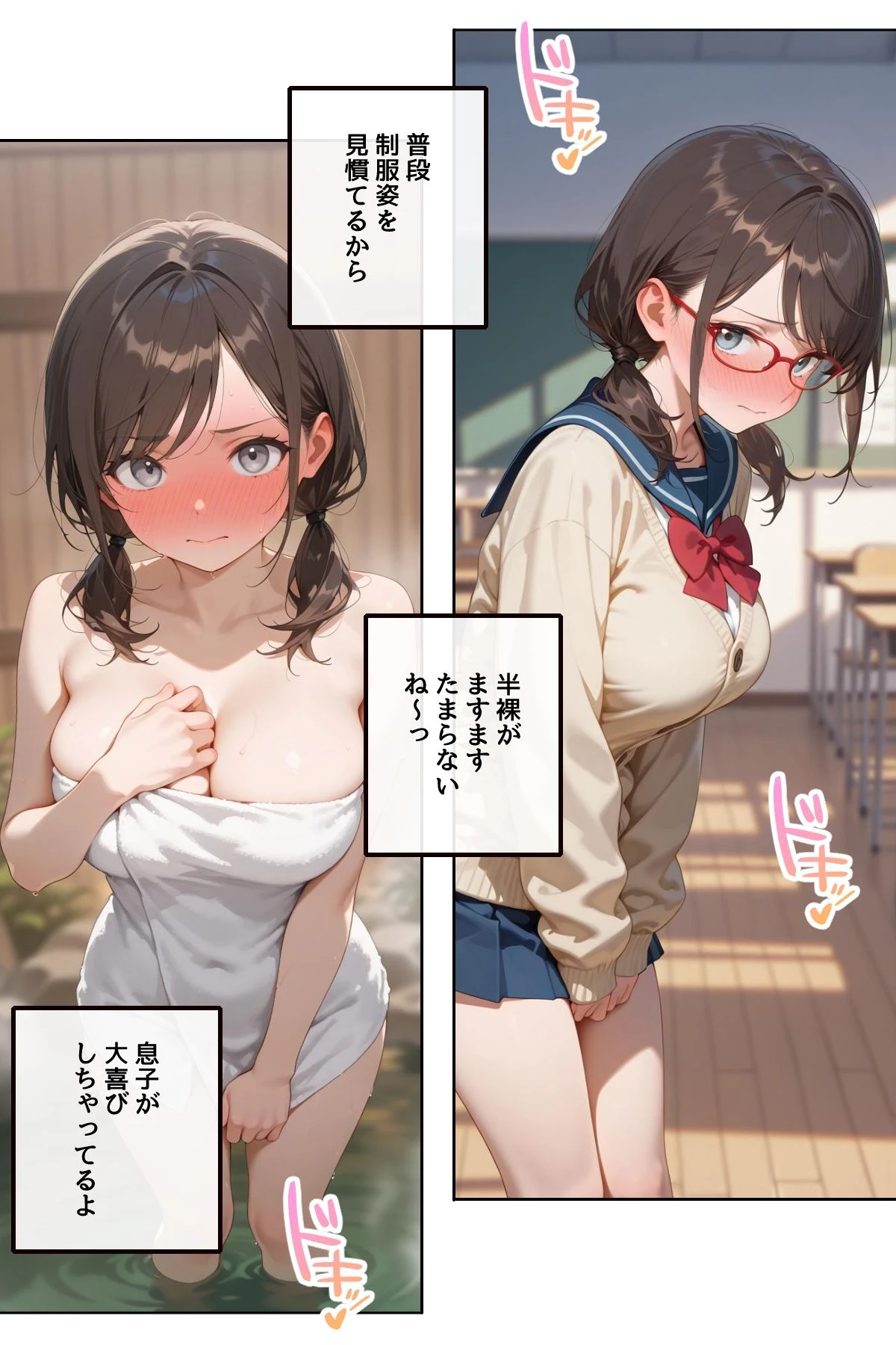 どこの女子校にもありふれた普通の性指導  〜温泉学園〜  1 3ページ