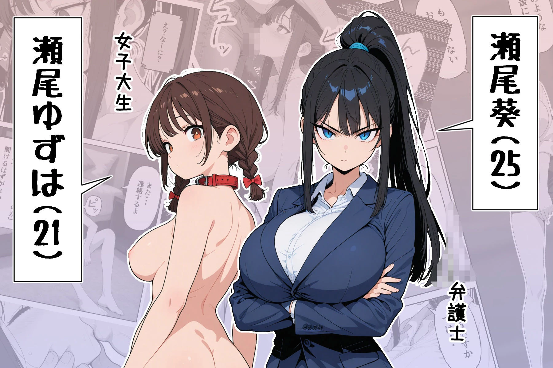 性犯罪者と戦う女弁護士 自分がハメられてメス堕ち人生終了 2ページ