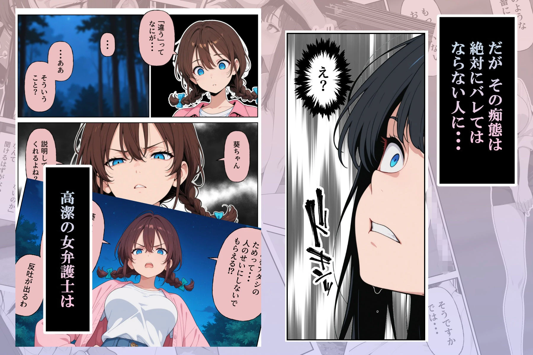 性犯罪者と戦う女弁護士 自分がハメられてメス堕ち人生終了 8ページ