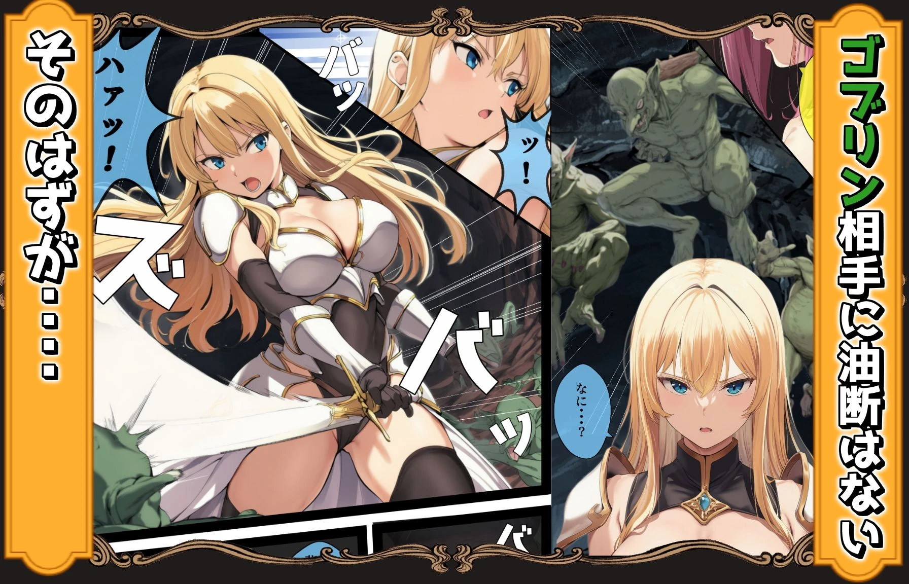 ゴブリン姦〜強いメスも弱いメスも誰もが皆孕み袋〜 7ページ