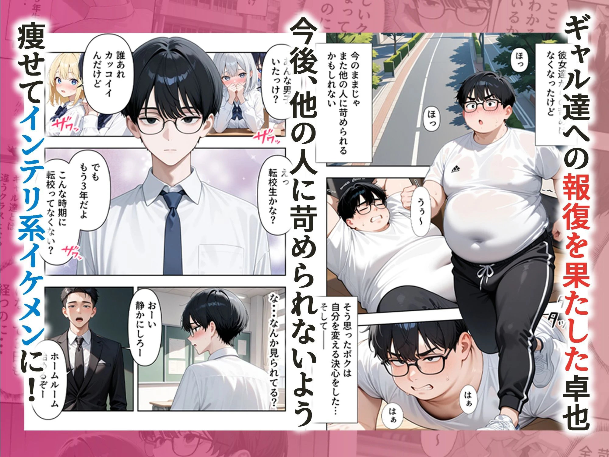 いじめられていた陰キャのボクが1軍ギャル達に中出し報復する話 〜メス堕ちリバース 3ページ