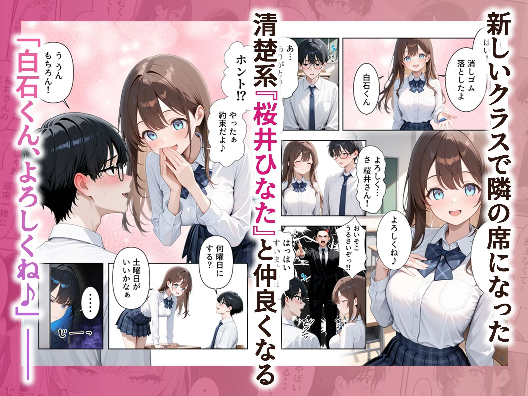 いじめられていた陰キャのボクが1軍ギャル達に中出し報復する話 〜メス堕ちリバース 4ページ