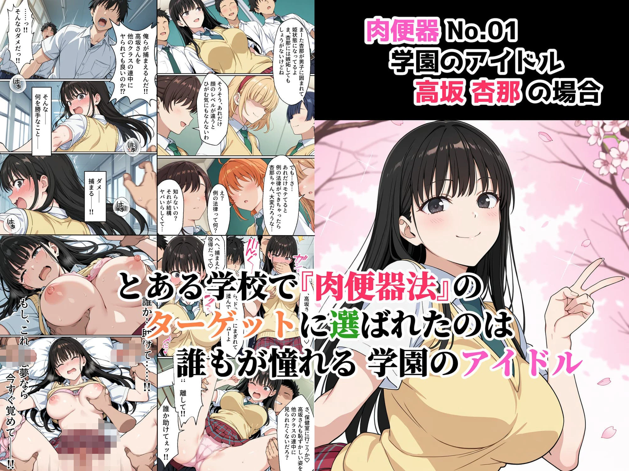 肉便器法の成立した世界で〜校内の好きな美少女を選んで肉便器にできる世界〜 3ページ