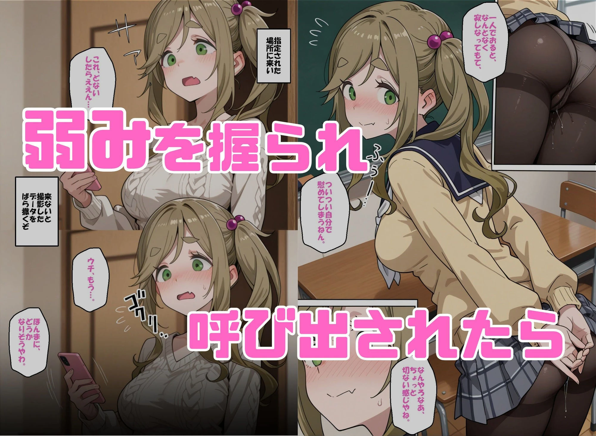 寝取られ女子 弱みをネタに支配された 犬〇あおい 2ページ