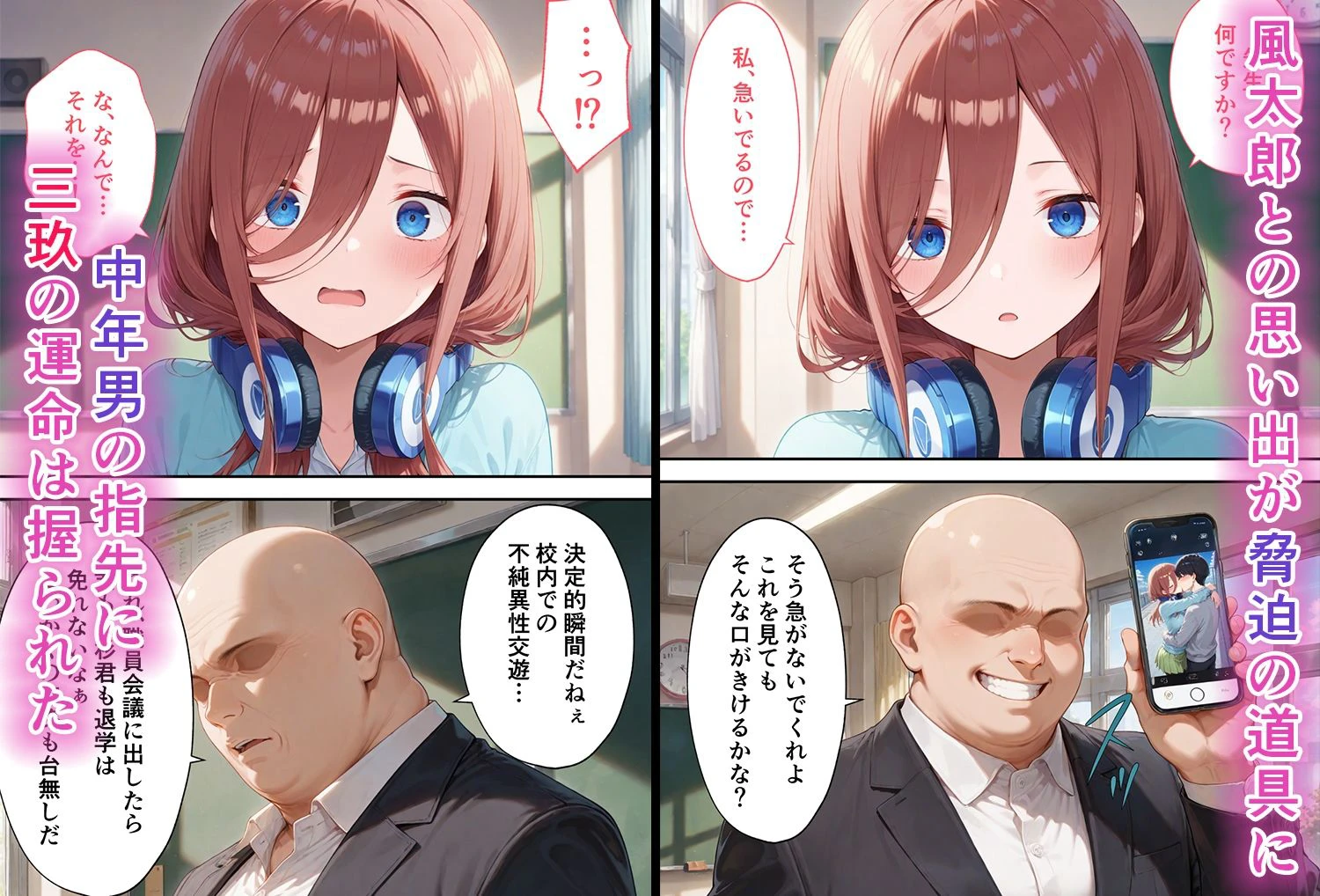 弱みを握られた俺の彼女が寝取られ堕ちるまで 三玖編 3ページ