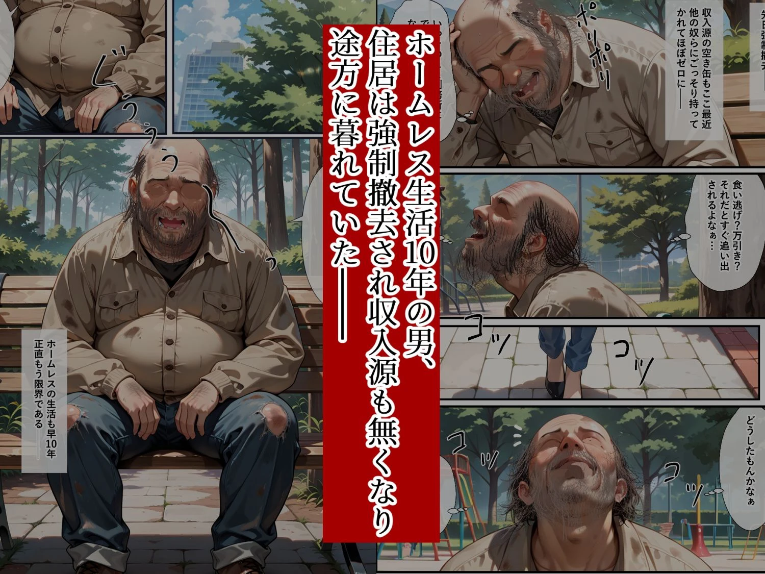 ホームレスレ〇プ 2ページ