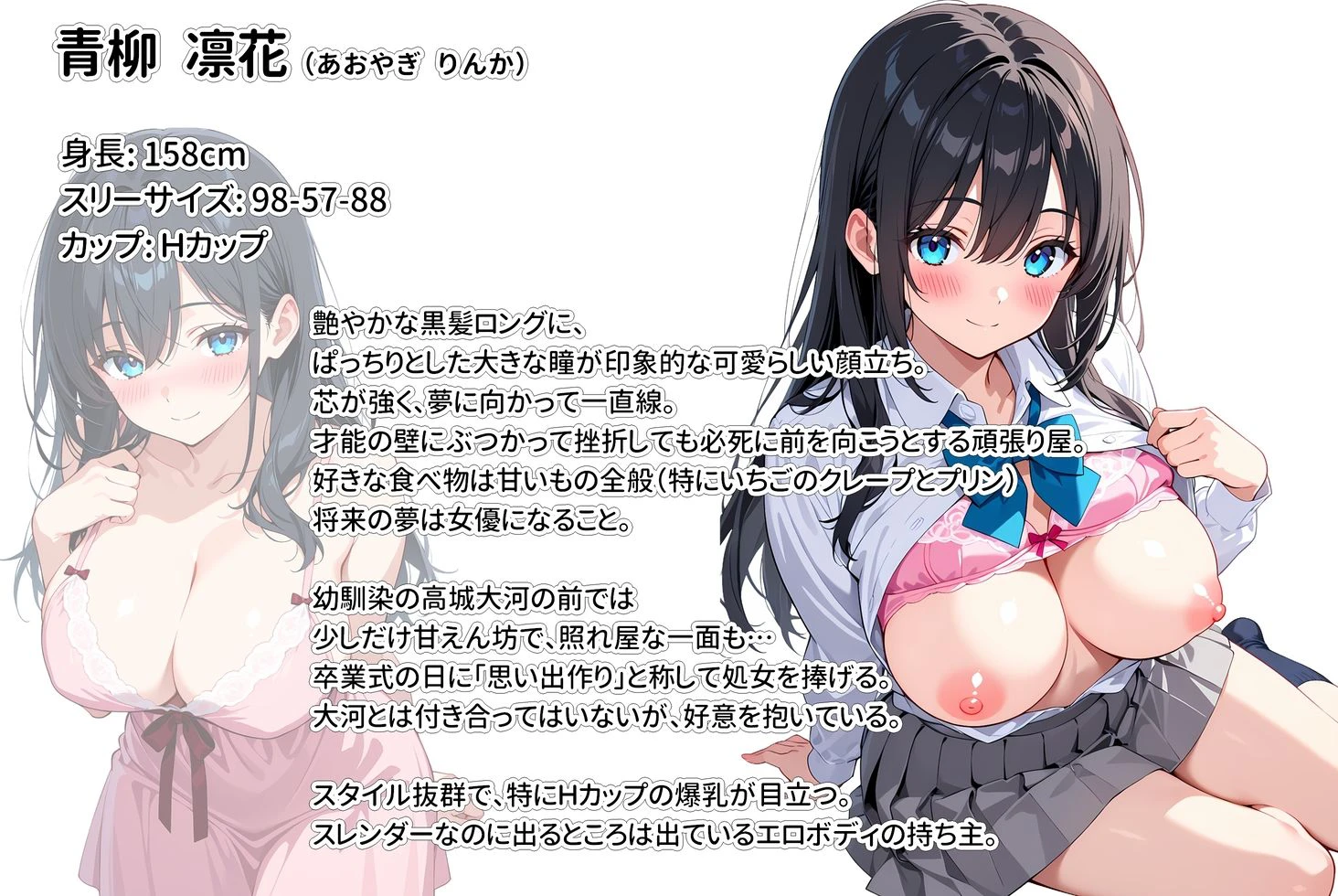 卒業式に処女をくれた爆乳幼馴染がAV女優になっていたので俺の愛とセックスで取り戻す！ 11ページ