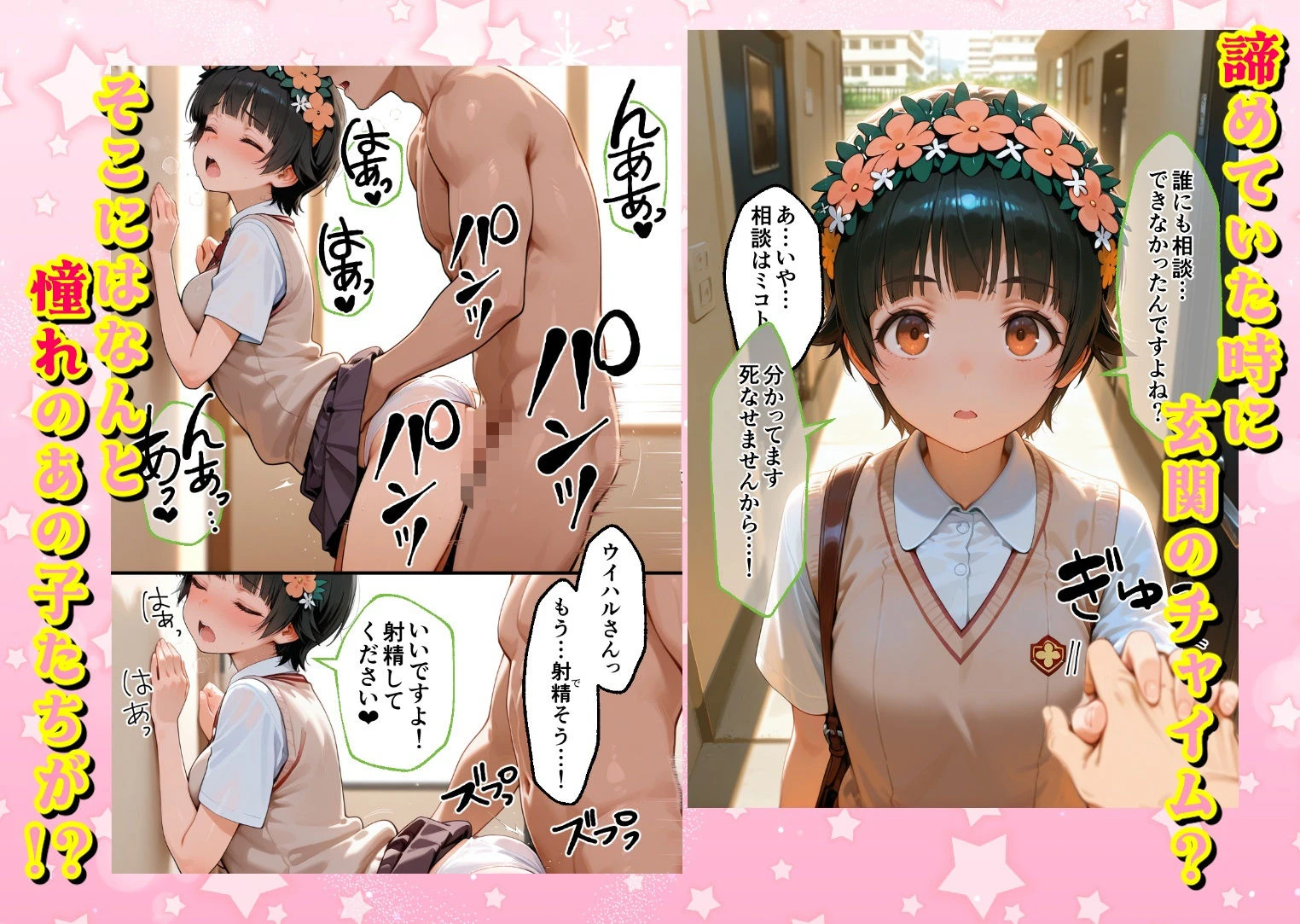 ヌプヌプしないと〇ぬ病気になりハメまくり救済（はーと）ハーレム性活 僕の部屋がヤリ部屋化…！？ 能力者編 3ページ