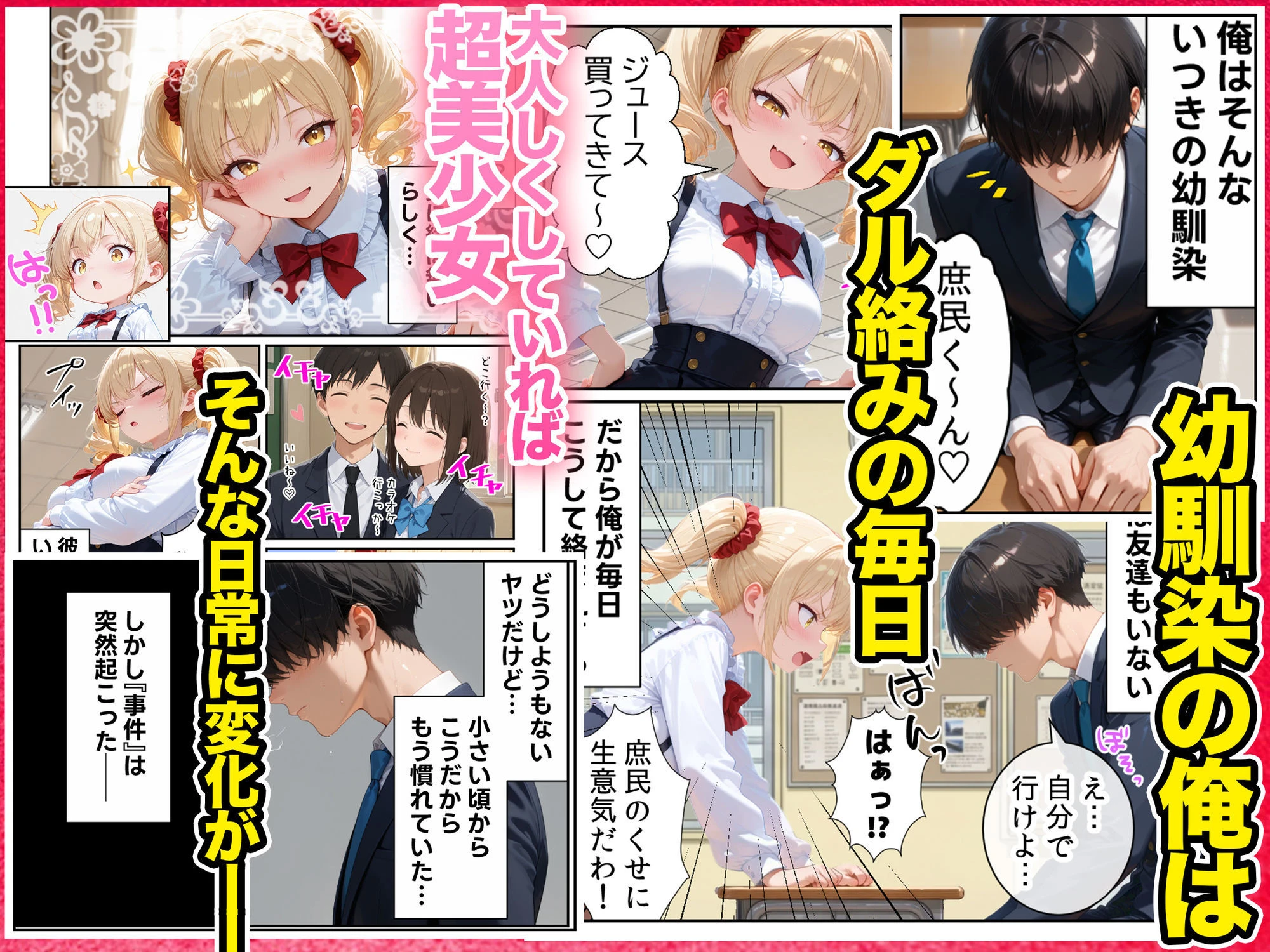 庶民をバカにしてた没落令嬢の幼馴染を俺だけのメイドに調教した話〜前編〜 3ページ