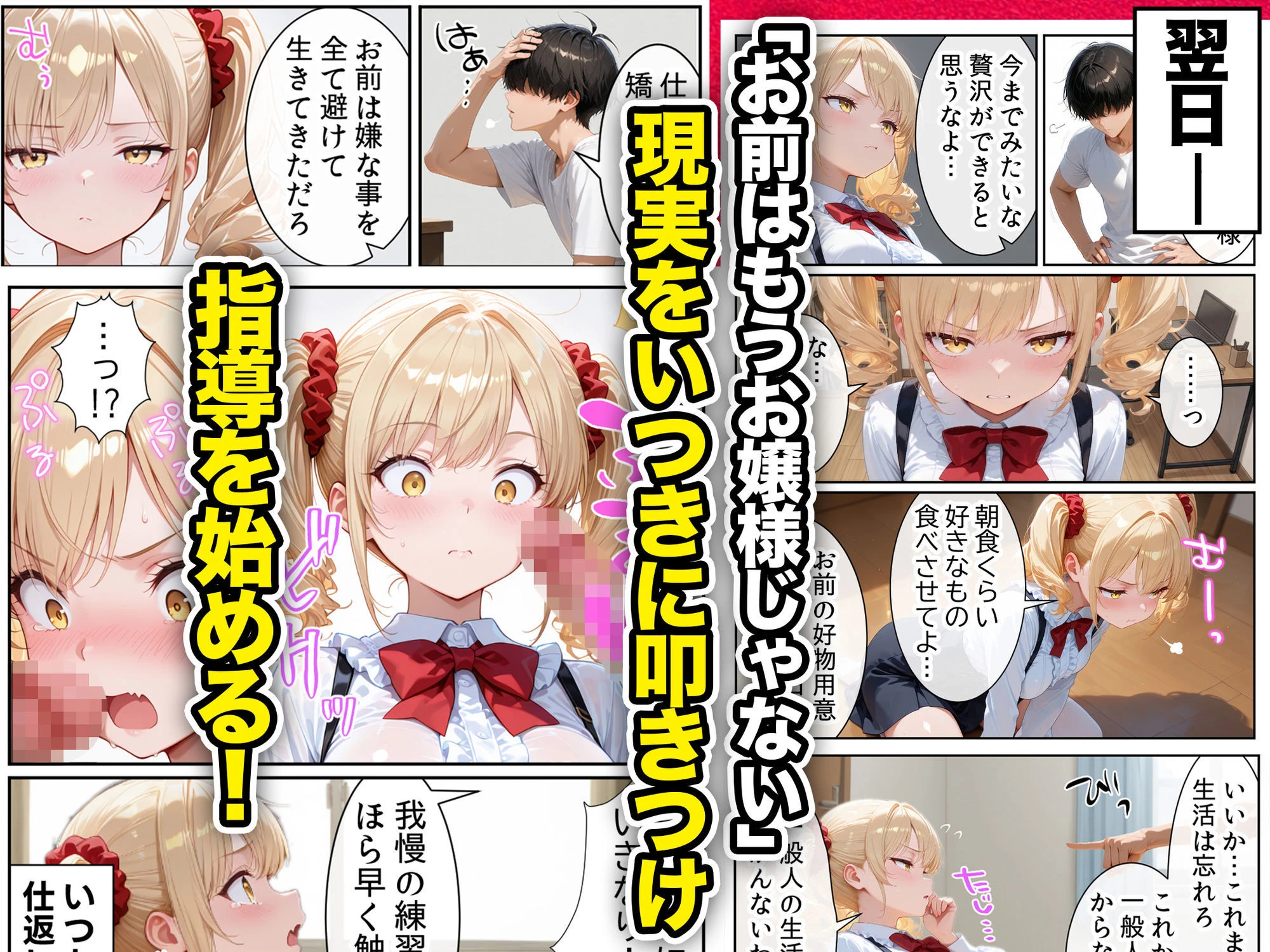 庶民をバカにしてた没落令嬢の幼馴染を俺だけのメイドに調教した話〜前編〜 10ページ