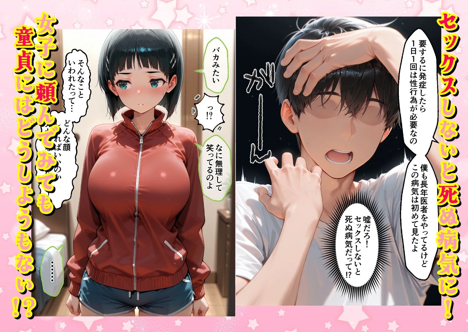 ヌプヌプしないと〇ぬ病気になりハメまくり救済（はーと）ハーレム性活 僕の部屋がヤリ部屋化…！？ SAO編 2ページ