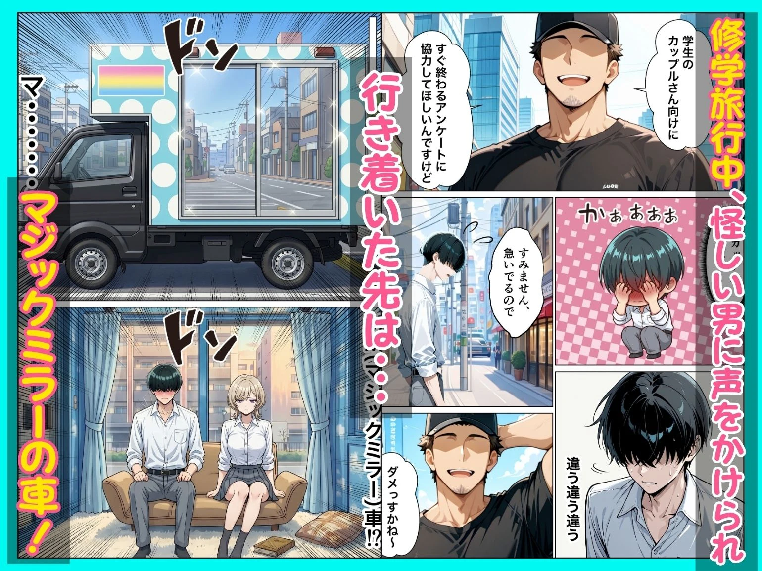 童貞陰キャの僕がクールギャルとマジックミラー車で生ハメセックスした話 3ページ