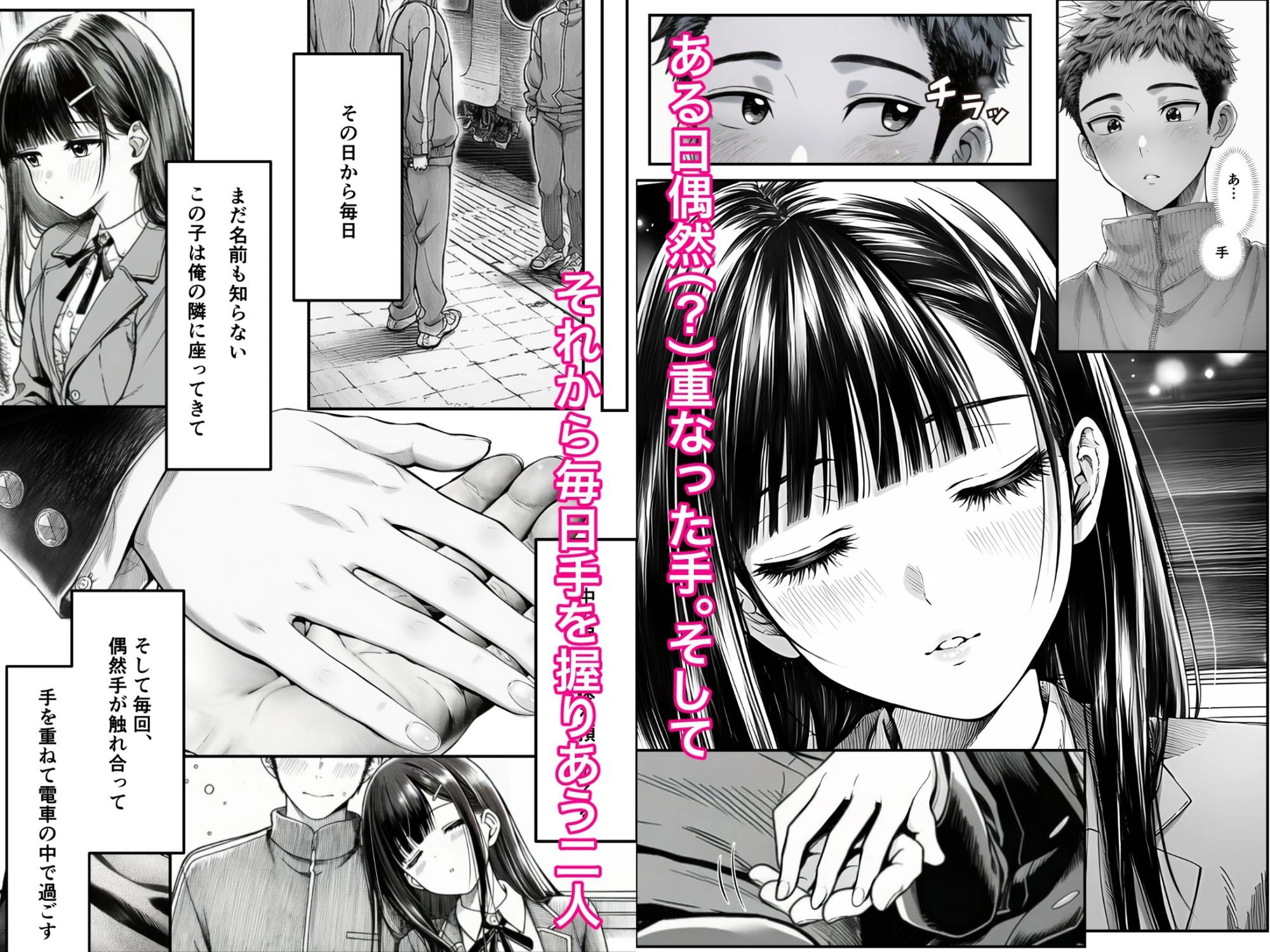 電車で何度も肩にもたれかかってくる女の子と、子作りセックスしてしまった 4ページ