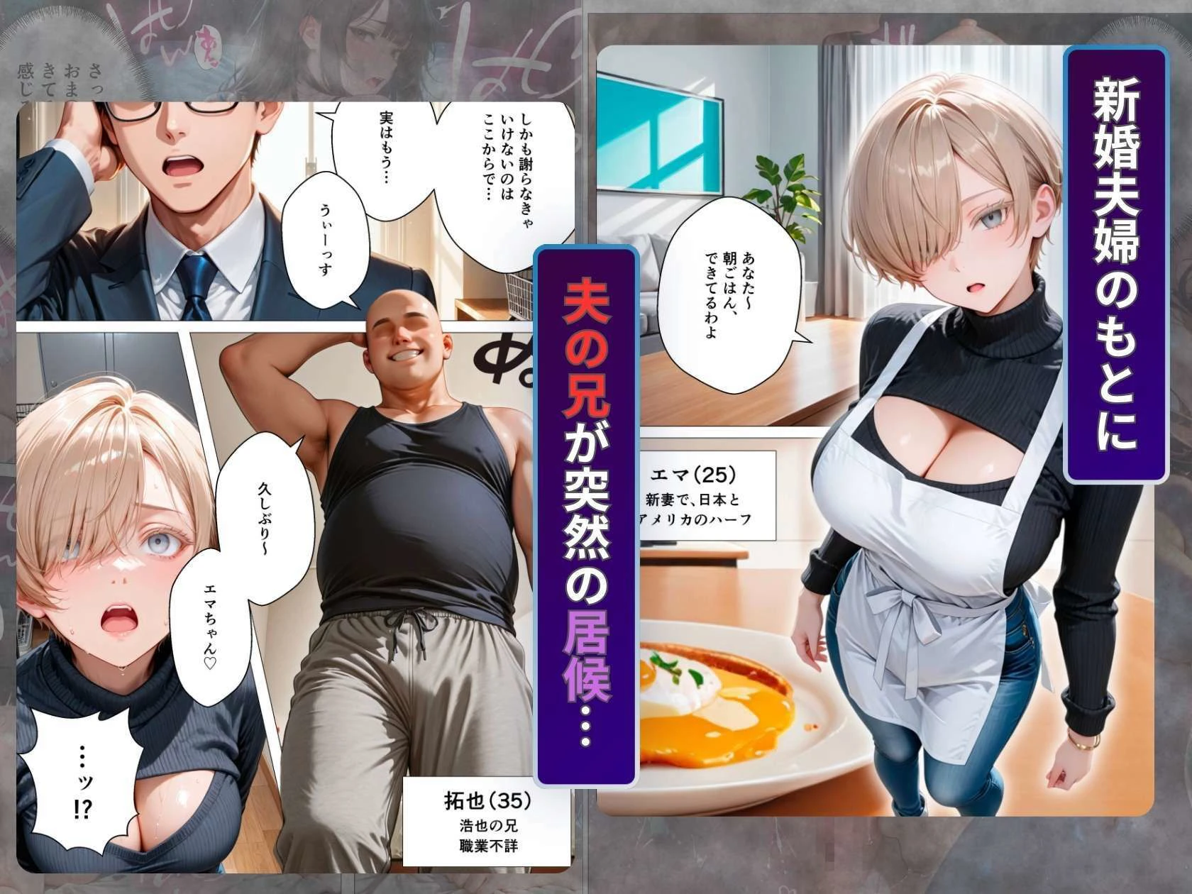 キモ義兄と強●同居〜初めてのデカチンで汗だく本気セックス、乳首ビンビン放尿アクメに堕ちた新妻〜 2ページ