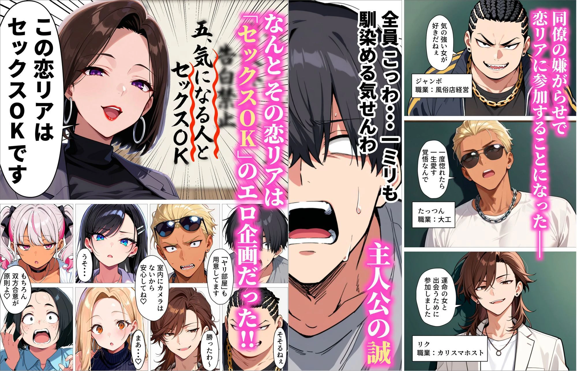 ギャル上等〜「セックスOK」の恋愛リアリティーショーで童貞が巨根無双する話〜 4ページ