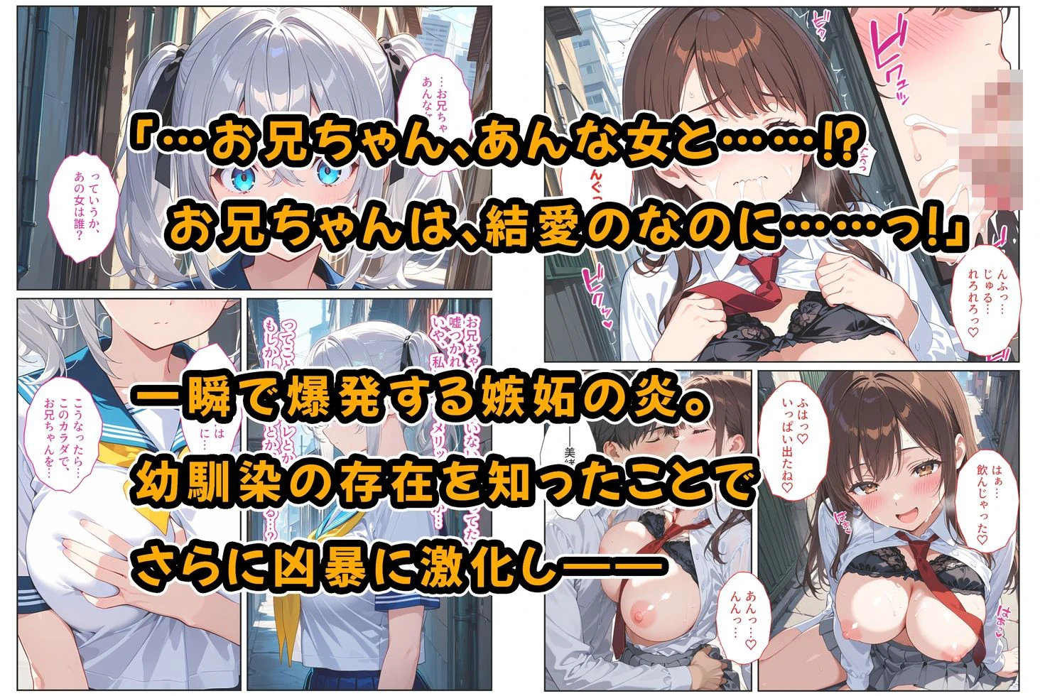 義妹ができたら幼馴染が嫉妬爆発！〜義妹と幼馴染のW爆乳ハーレム中出しセックス〜 6ページ