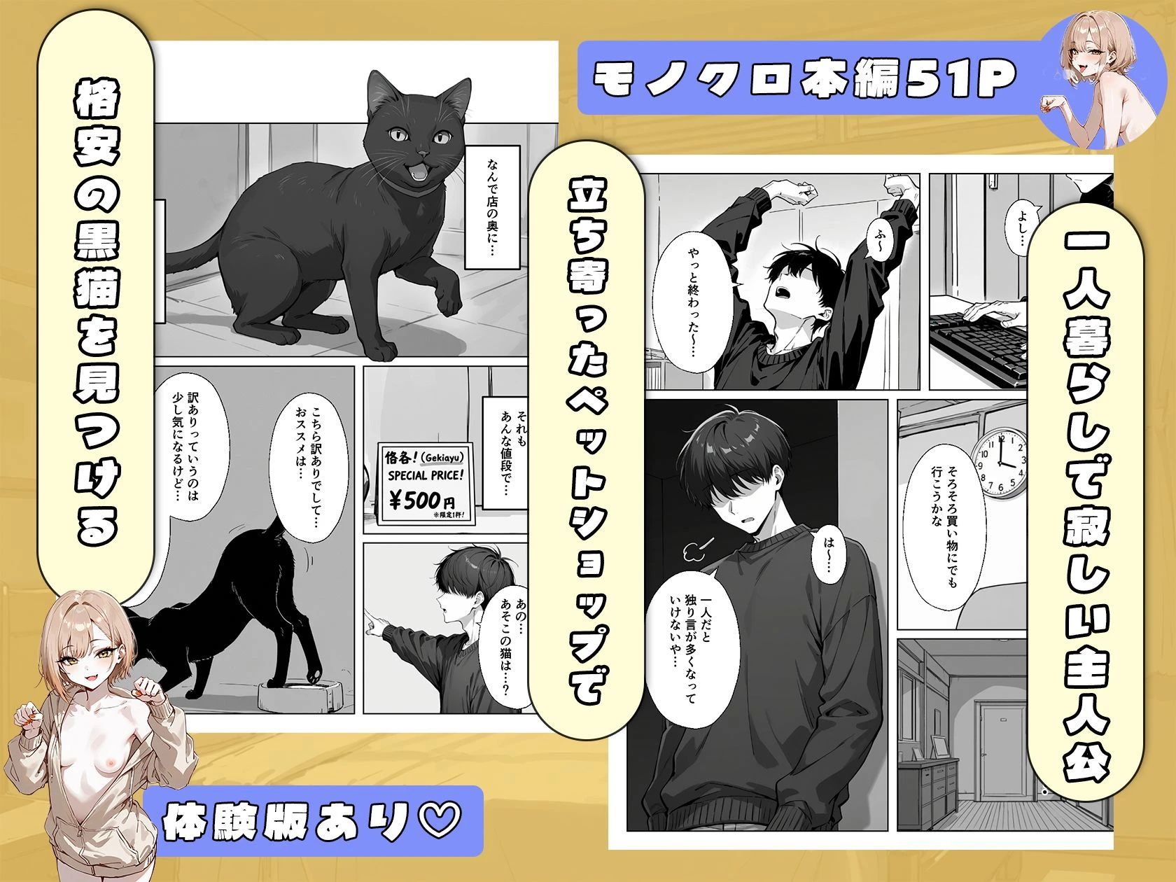 ぼくの猫は夜になるとギャルに変身する!? 2ページ