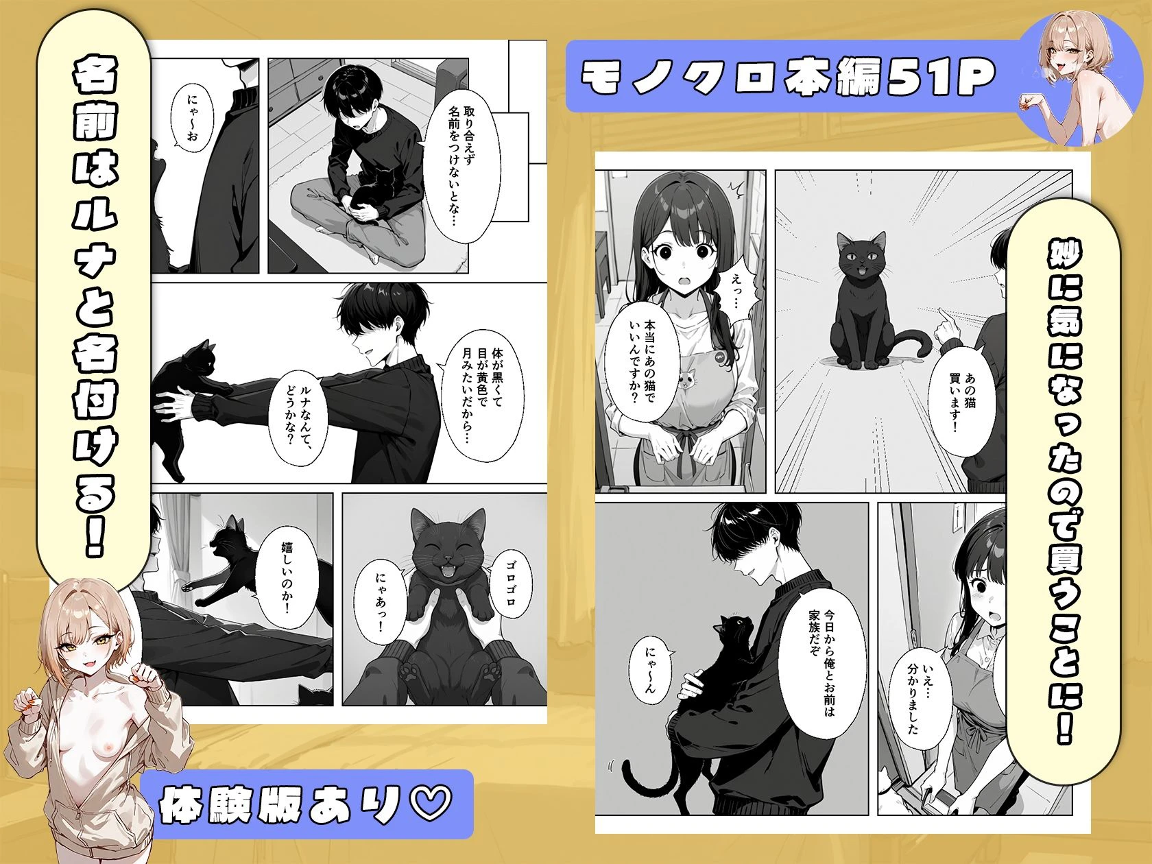 ぼくの猫は夜になるとギャルに変身する!? 3ページ
