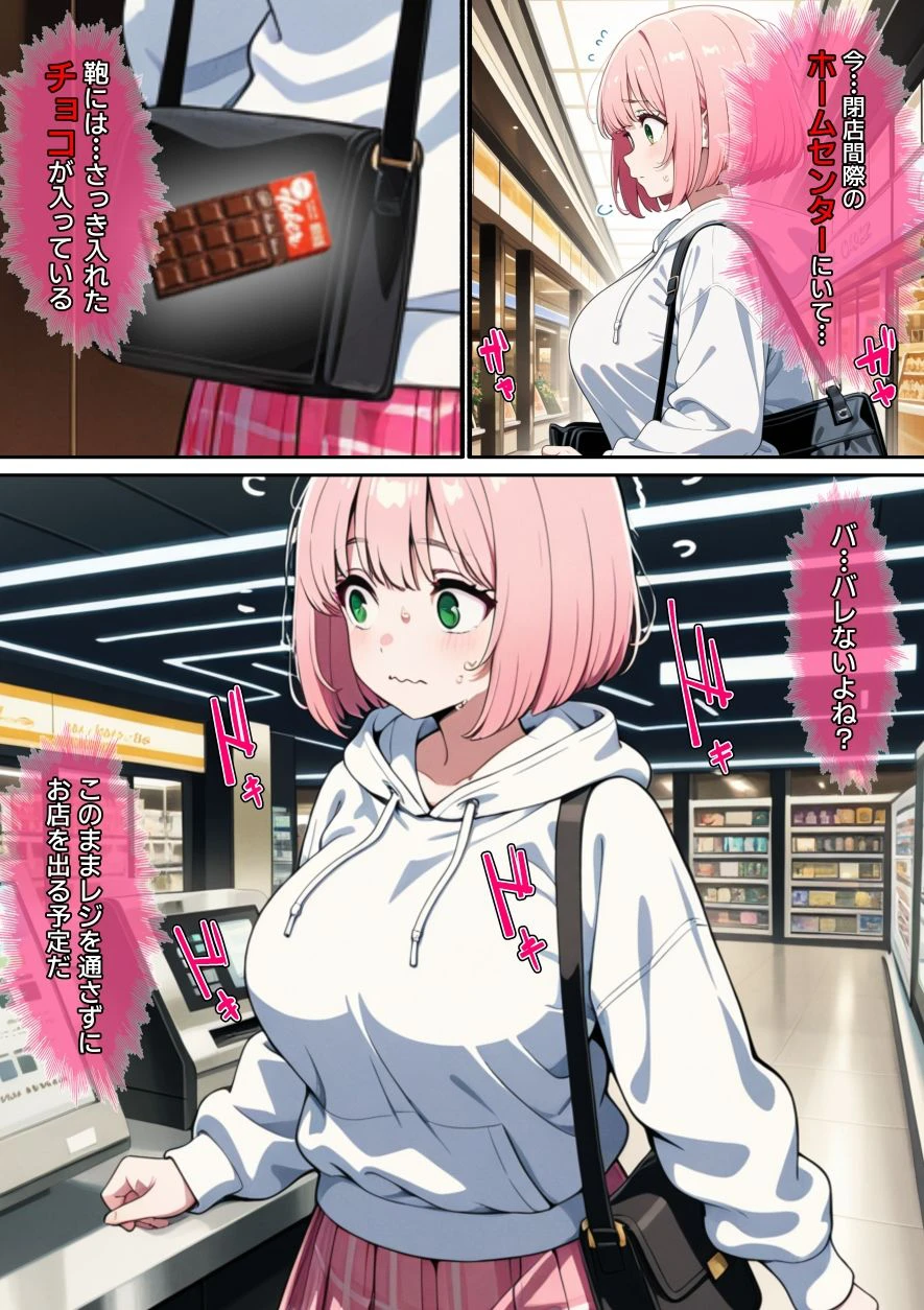 【漫画】万引きギャルを壊した話 3ページ
