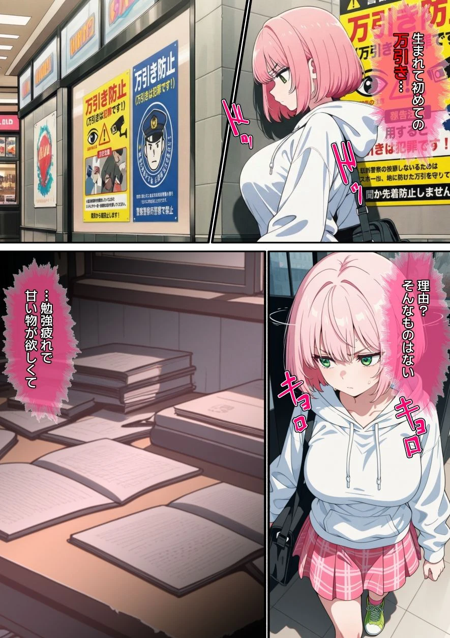 【漫画】万引きギャルを壊した話 4ページ