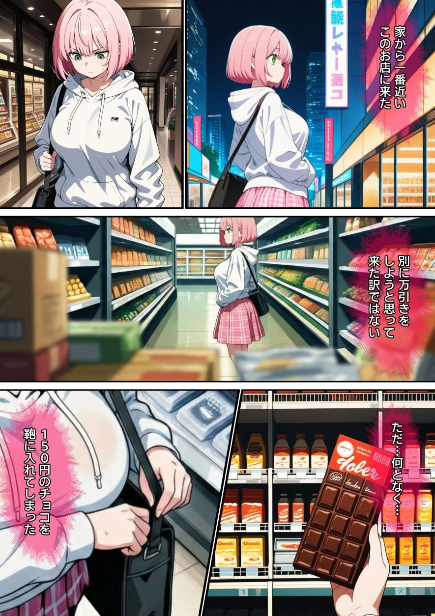 【漫画】万引きギャルを壊した話 5ページ