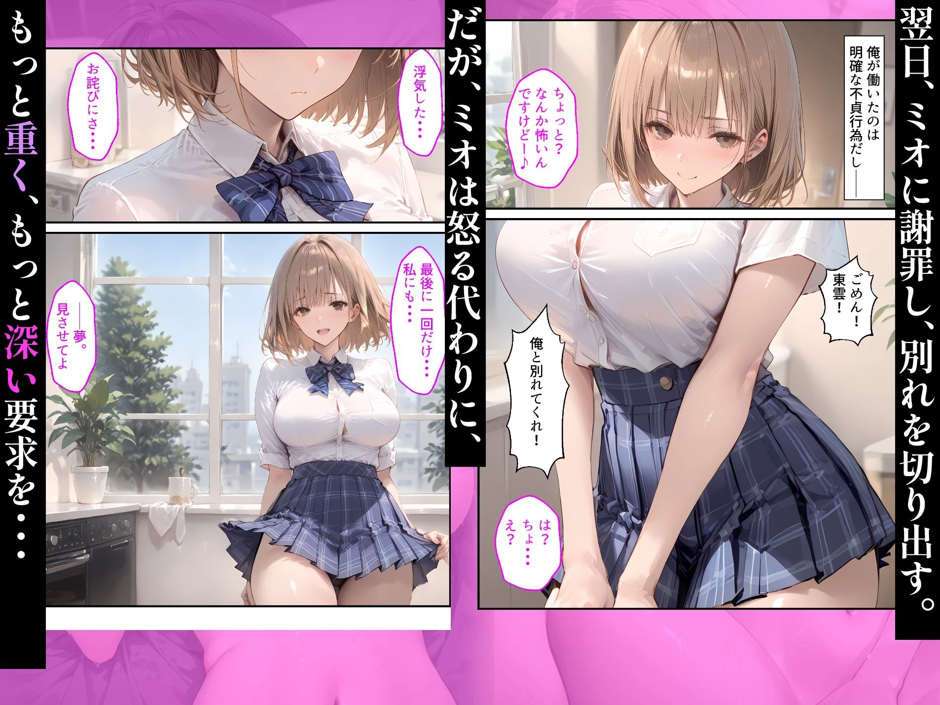 【漫画】幼なじみとの浮気で人生初セックスしたら、嫉妬した彼女の中出しおねだりが止まらない話 8ページ