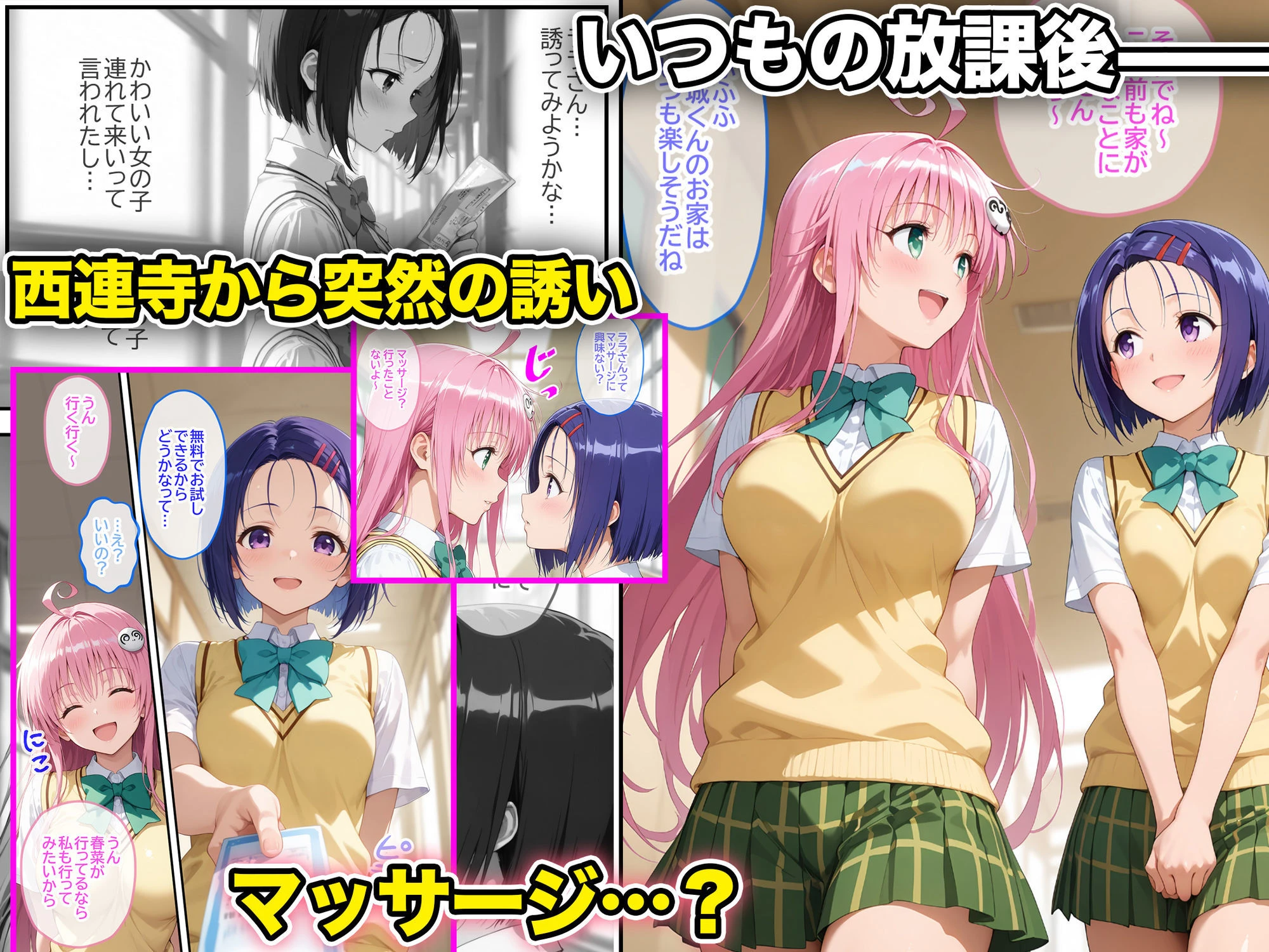 ネェ、早く挿入てぇ！オネダリララ  -媚薬オイルマッサージで快楽堕ちコース-  前編 2ページ