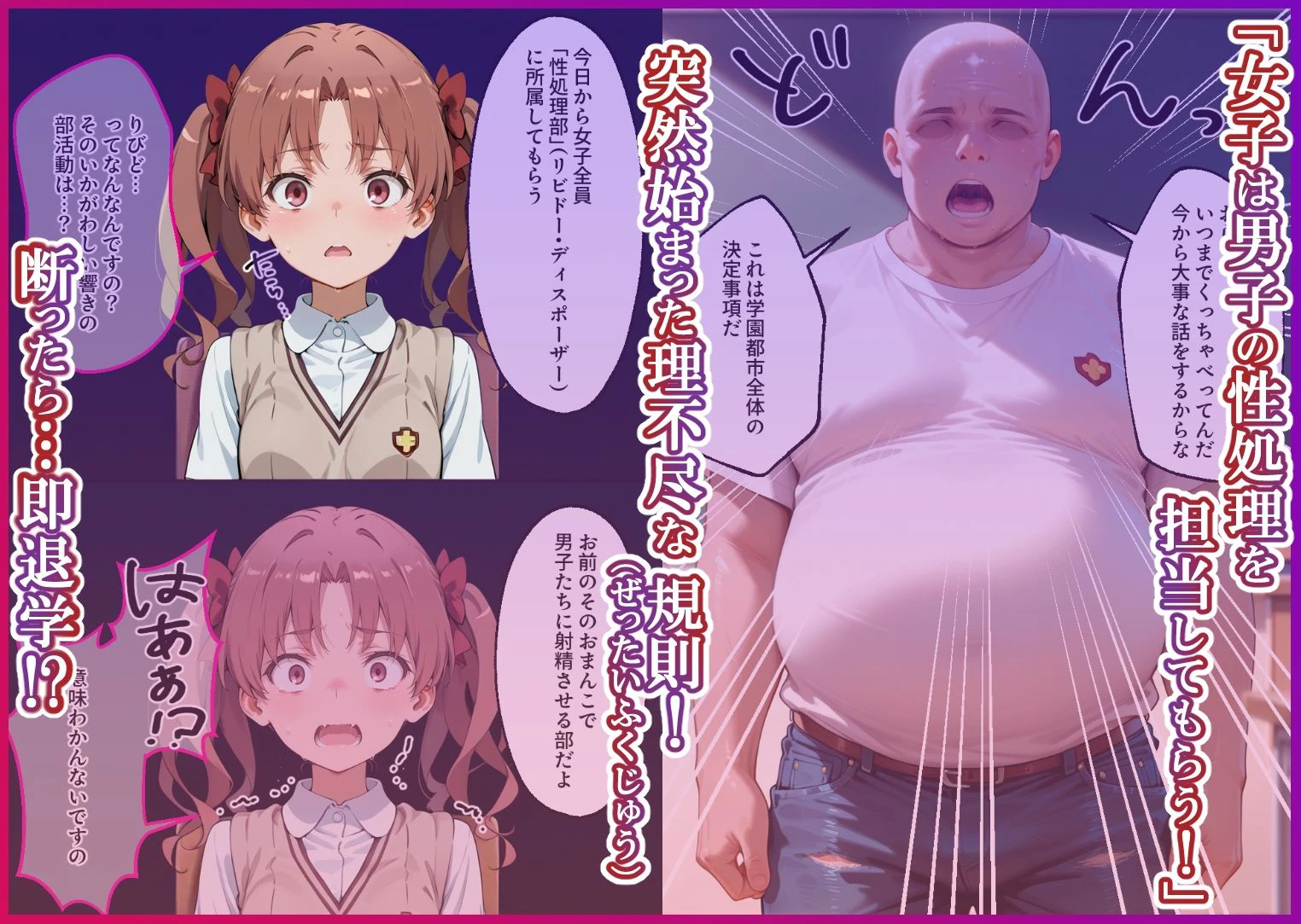 S○Xしないと即退学？ 今日から全員強●性処理部（はーと）中出しでご奉仕ポイント大量GET快楽堕ち凌●学園能力者編 2ページ