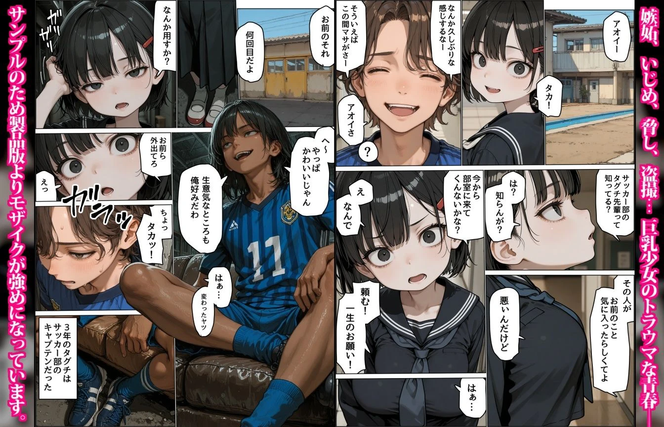 女嫌いのアオイちゃん〜男友達の裏切りで恐い人たちに輪される巨乳少女〜 5ページ