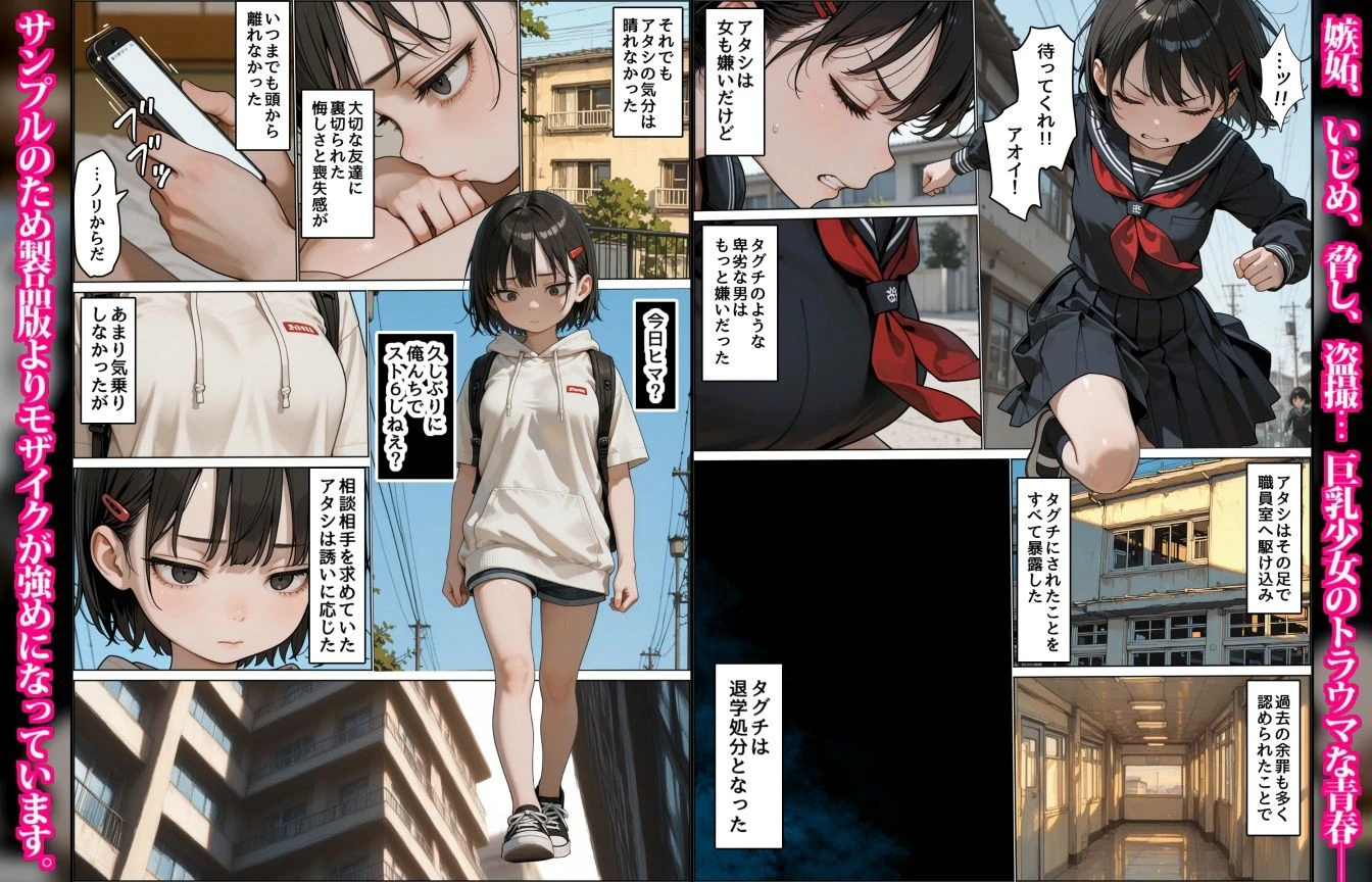 女嫌いのアオイちゃん〜男友達の裏切りで恐い人たちに輪される巨乳少女〜 7ページ
