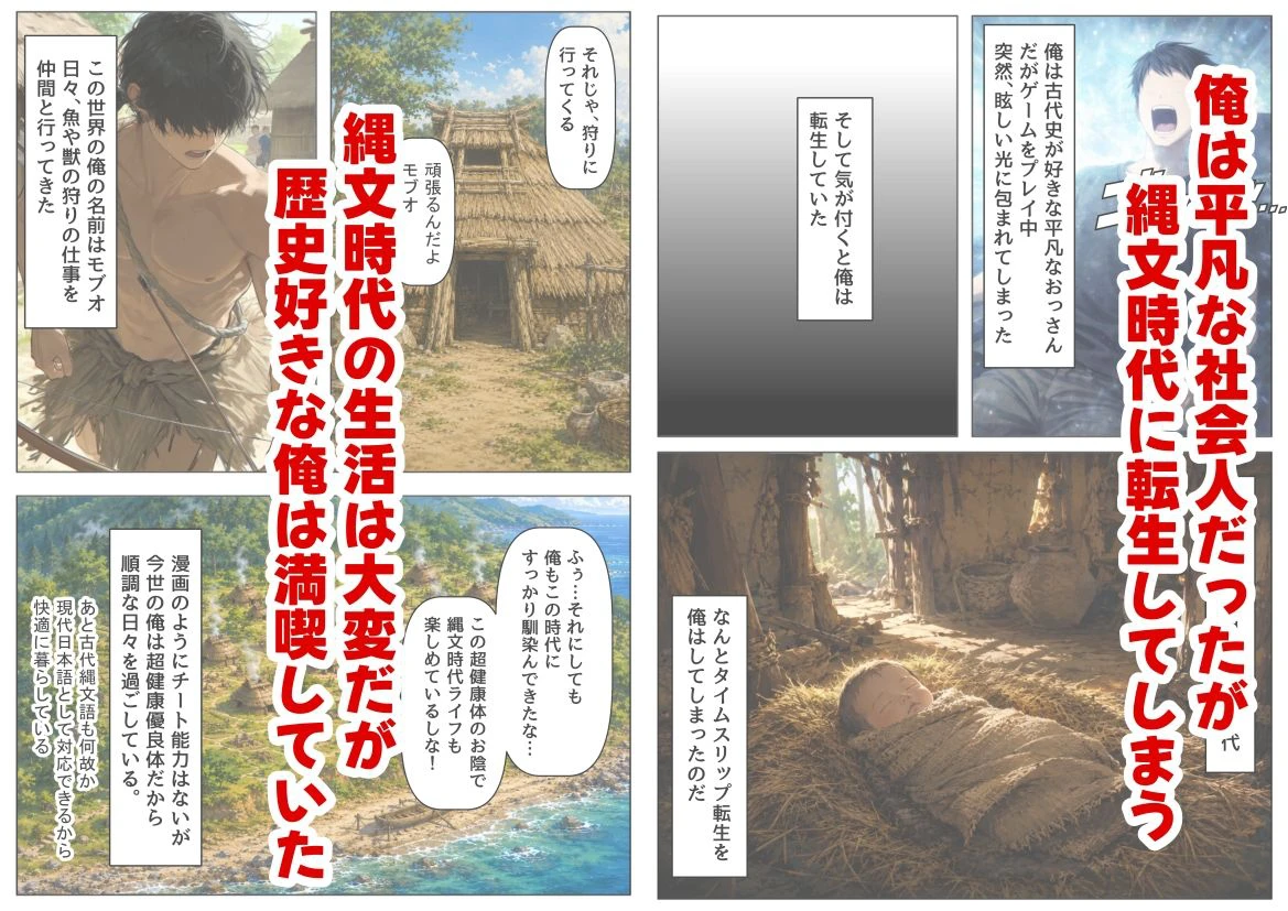 縄文時代に俺が転生したら、性風習が叡智すぎた件 2ページ