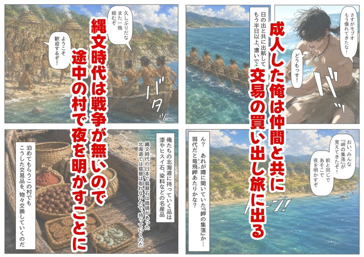 縄文時代に俺が転生したら、性風習が叡智すぎた件 3ページ