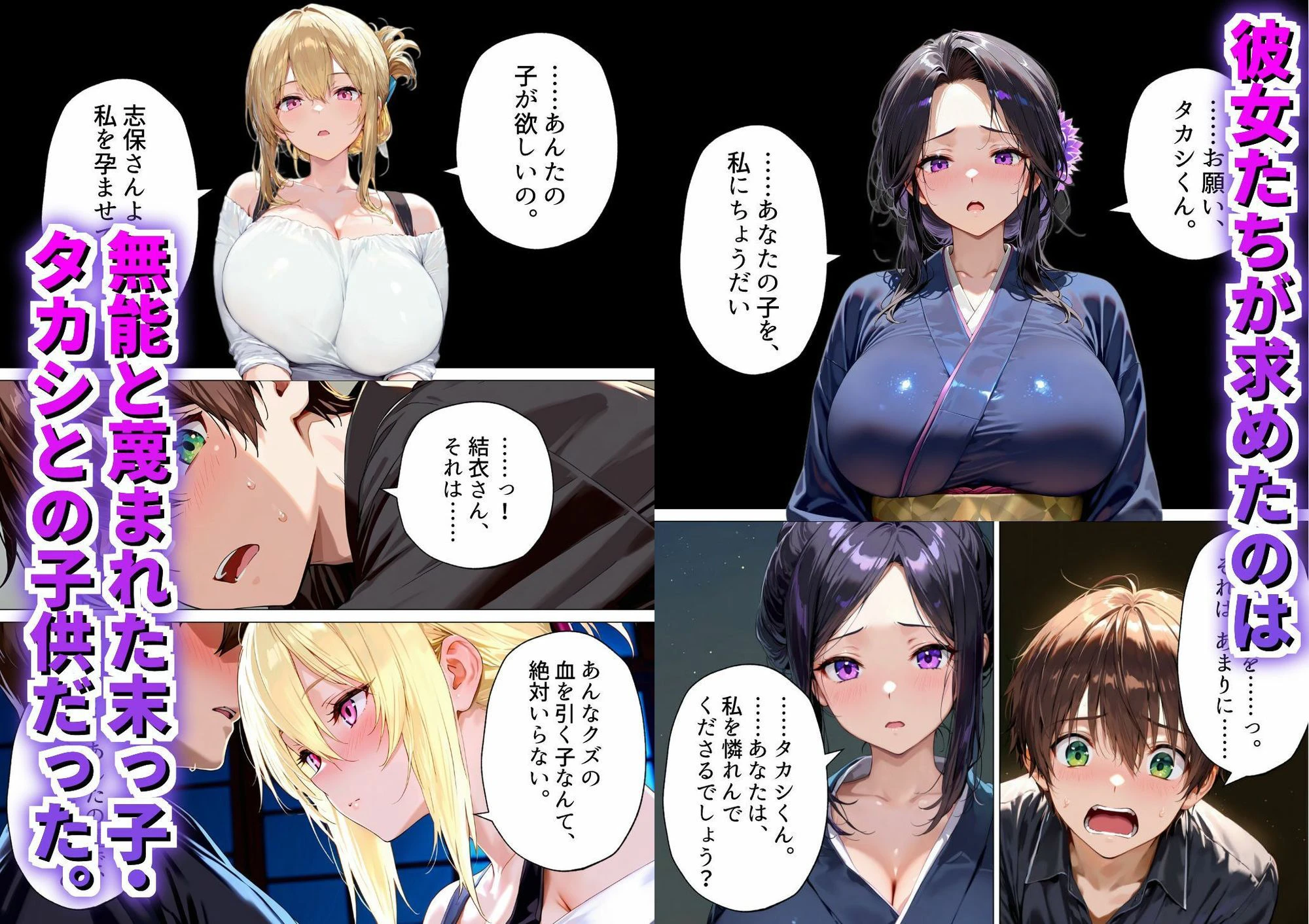 種付けの代役 〜期待外れの末っ子が、二人の兄嫁に托卵を強要されるまで〜 3ページ