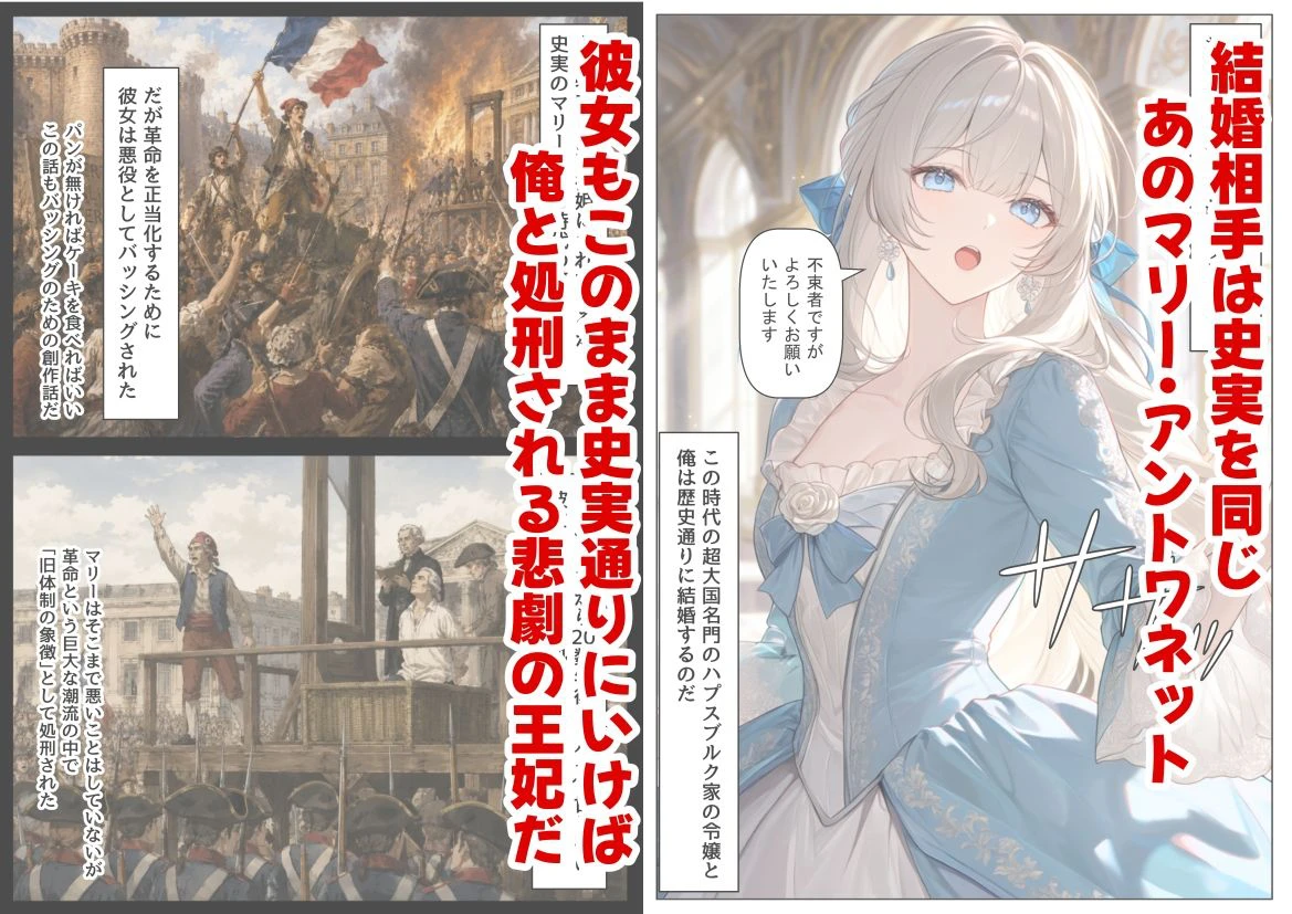 マリーアントワネットの夫に転生した俺は、ギロチン処刑を回避したい件 4ページ