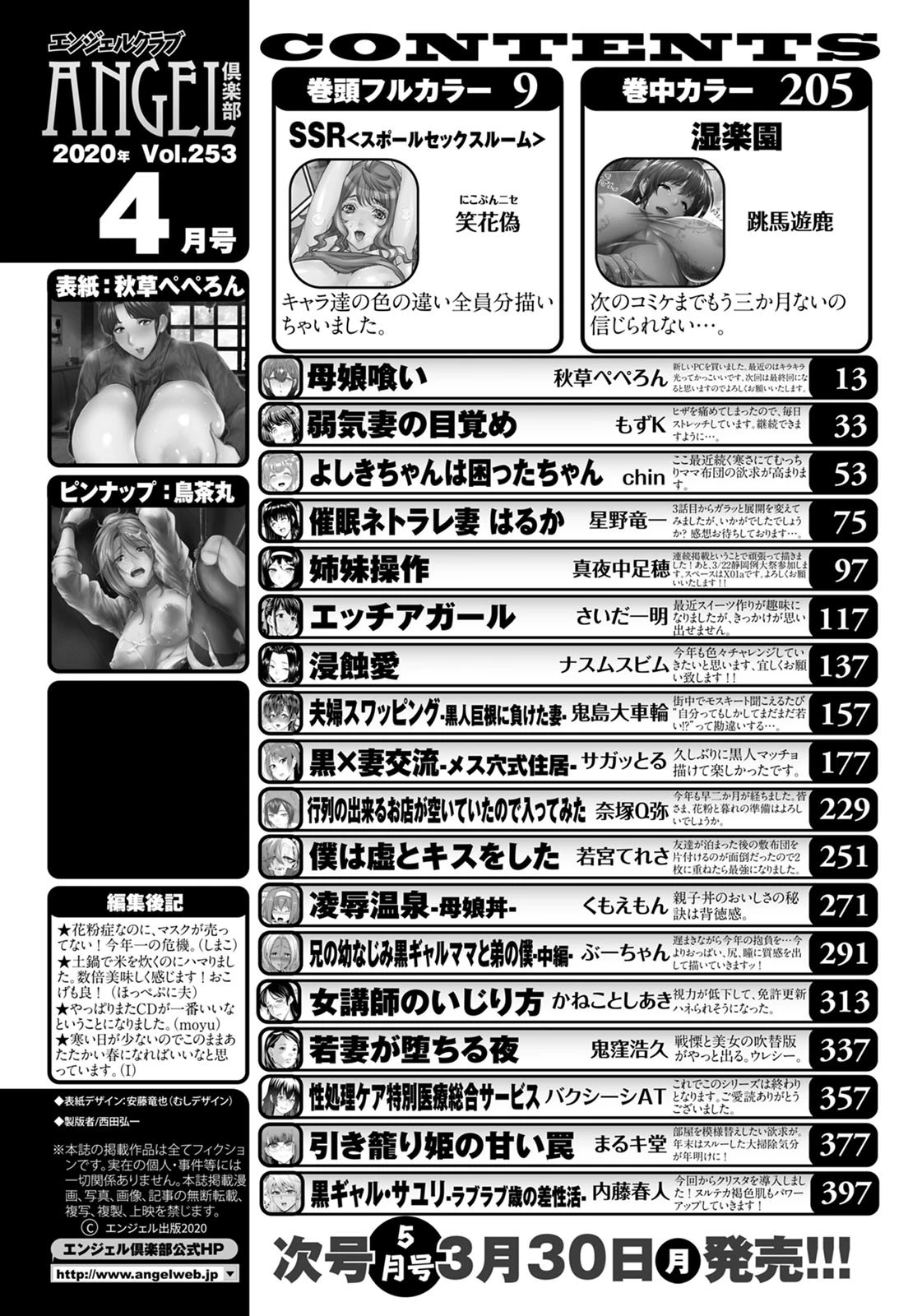 ANGEL倶楽部 2020年4月号 3ページ