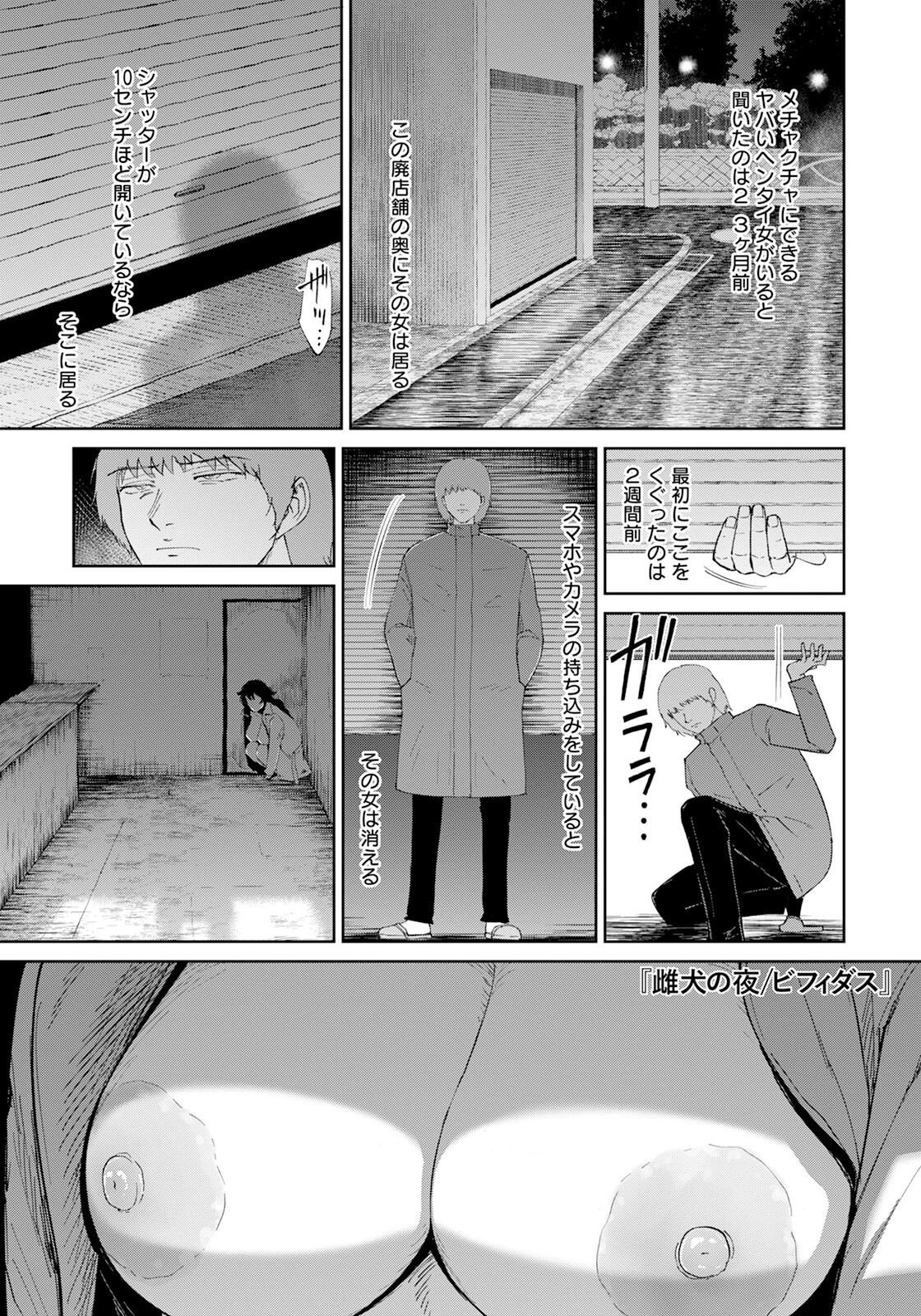 雌犬の夜 【単話】 エロ漫画 無料
