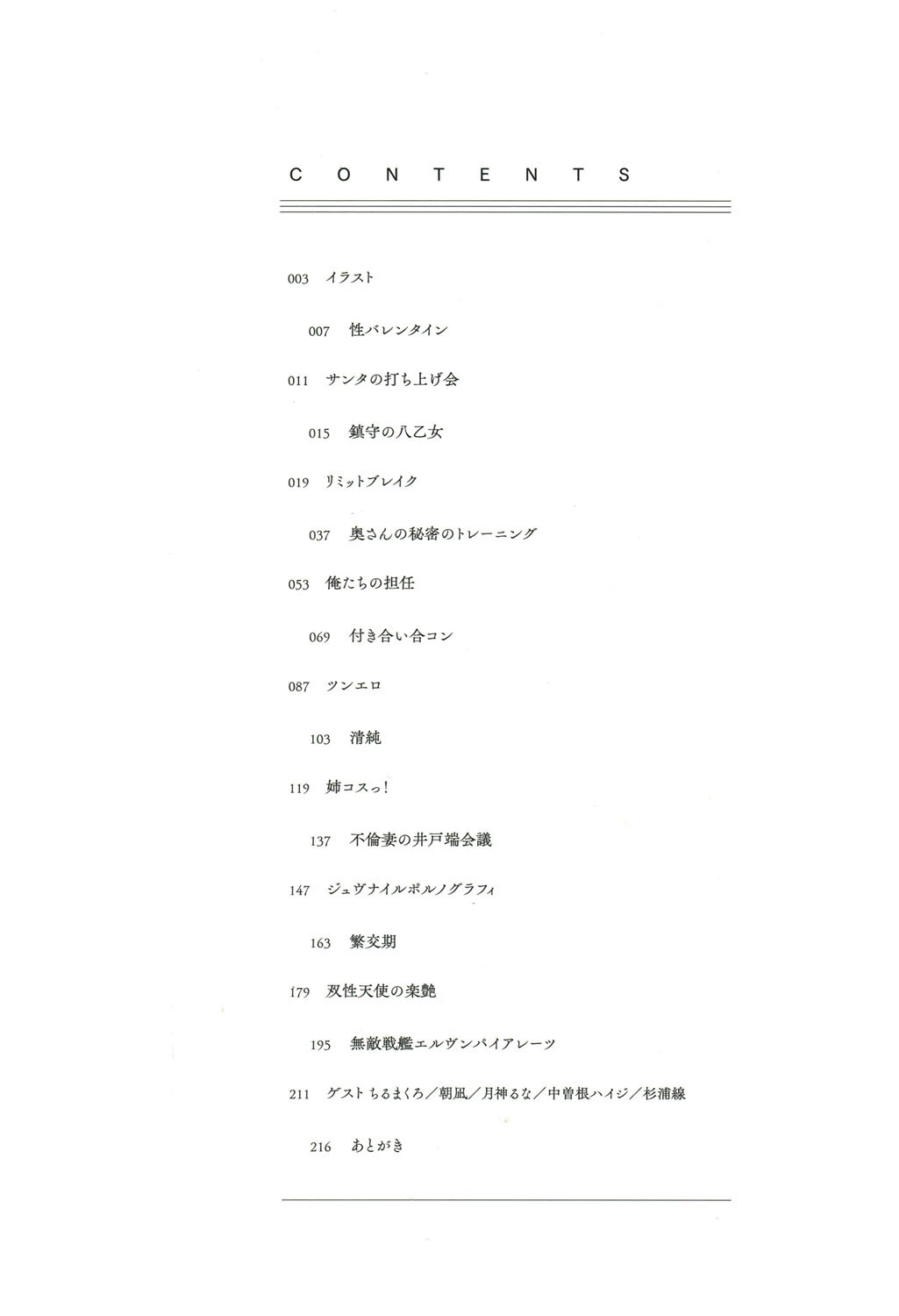 貞操観念ZERO 新装版 2ページ