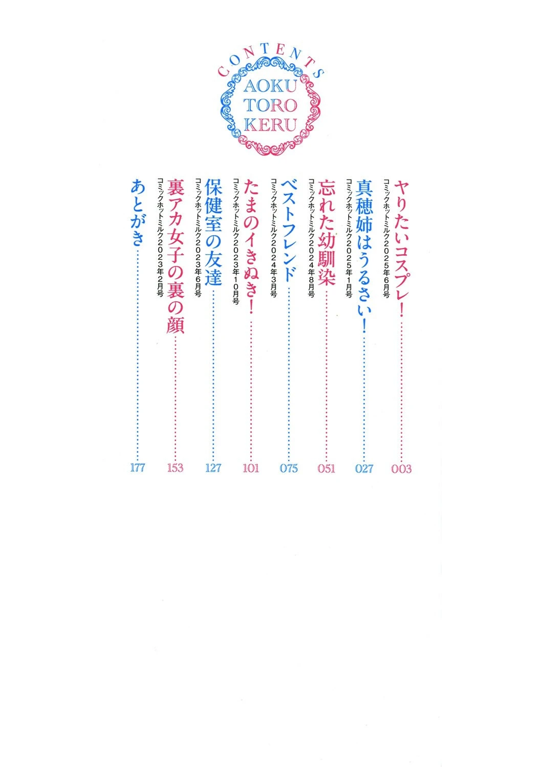 青くとろける 2ページ