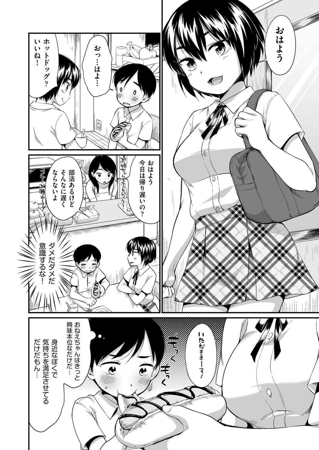 夜、時々お姉ちゃんは、ぼくの身体をさわる。（単話） 4ページ