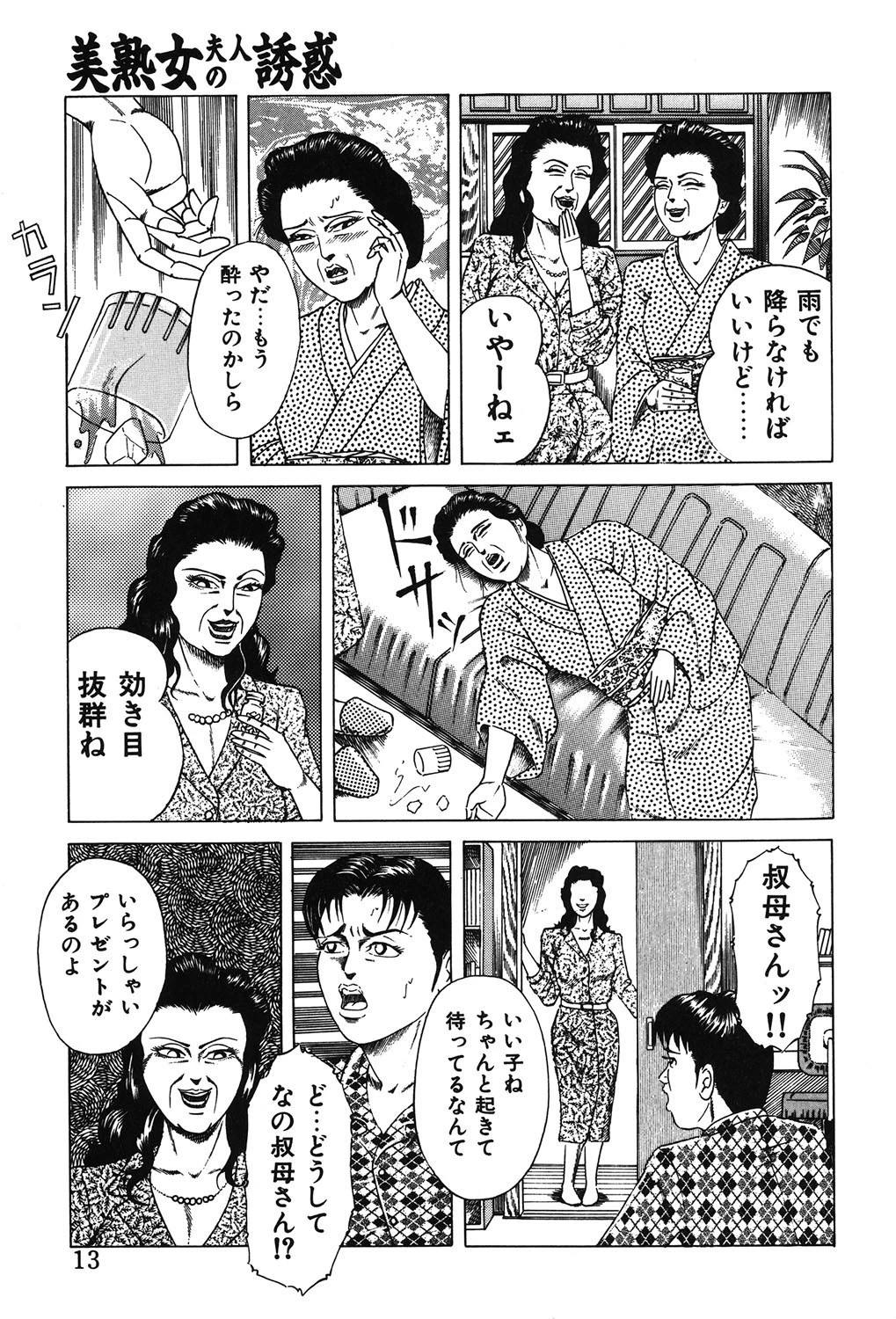 美熟女夫人の誘惑 10ページ