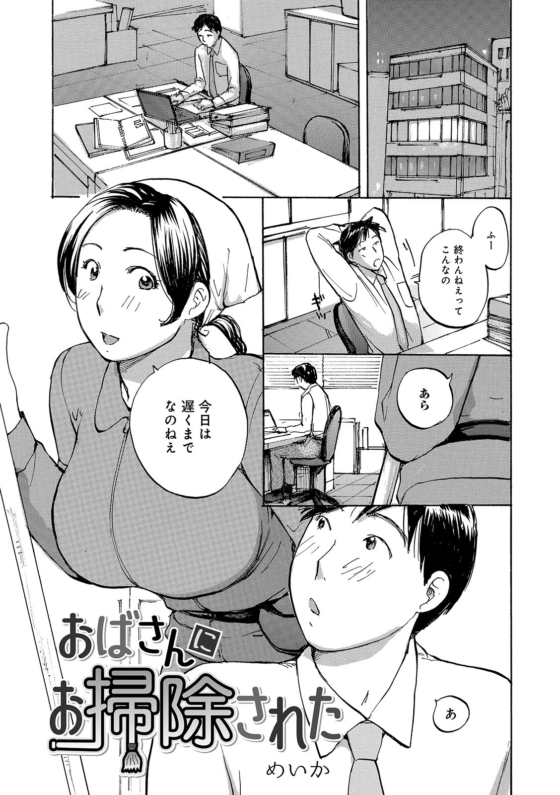 おばさんにお掃除された めいか